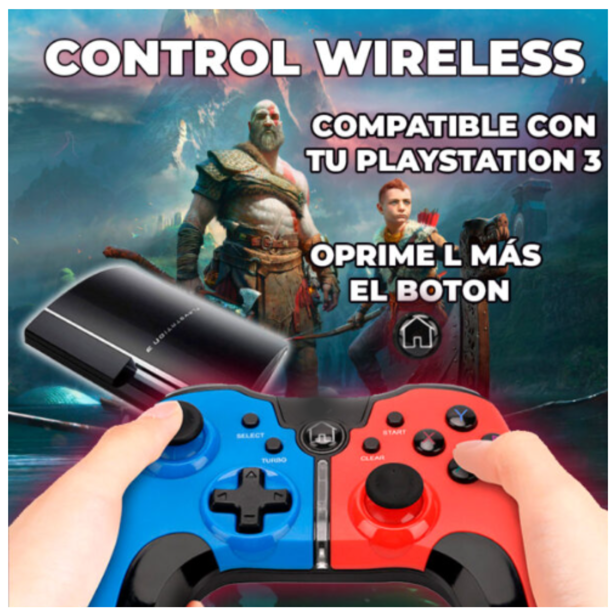 Foto 7 | Control Inalámbrico Para Consolas Play Station, Xbox, Windows Pc