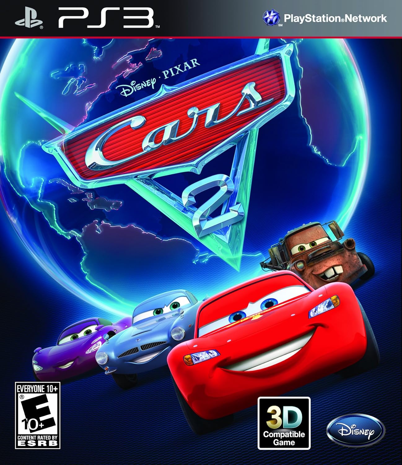 Foto 2 pulgar | Videojuego Cars 2: The Video Game para Playstation 3