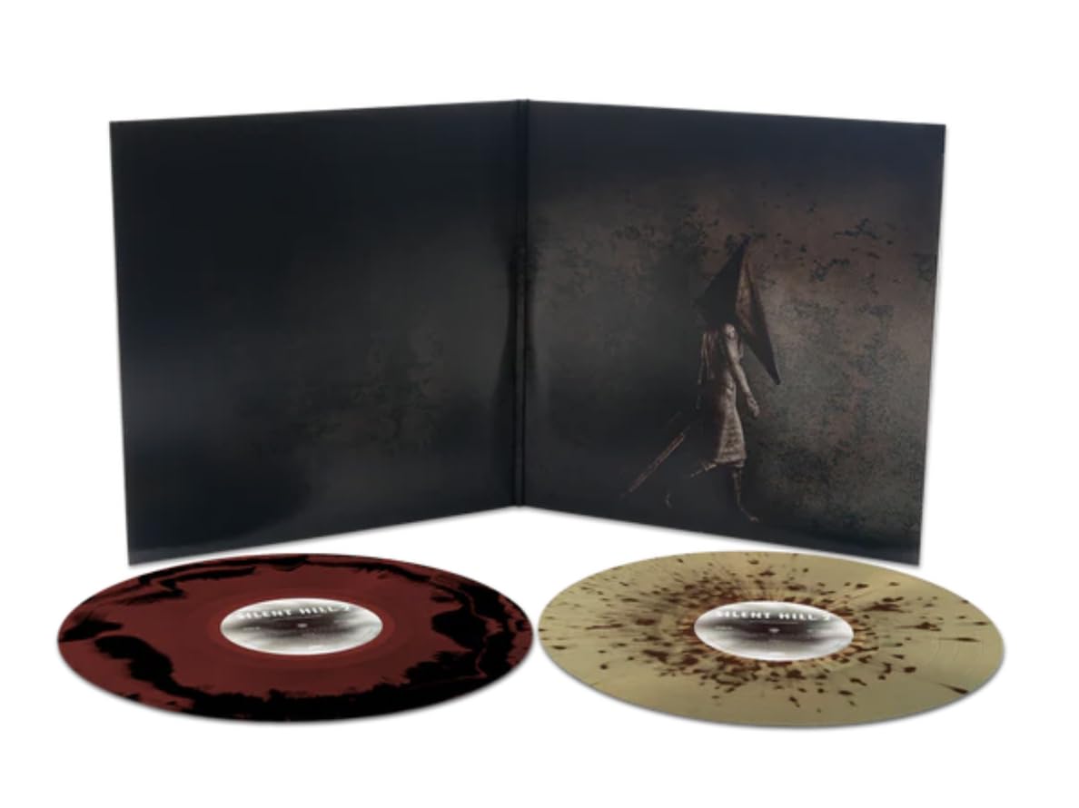 Foto 3 pulgar | Banda Sonora Del Videojuego Vinyl Silent Hill 2 Red & Black Swirl - Venta Internacional.