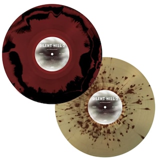 Foto 3 | Banda Sonora Del Videojuego Vinyl Silent Hill 2 Red & Black Swirl - Venta Internacional.