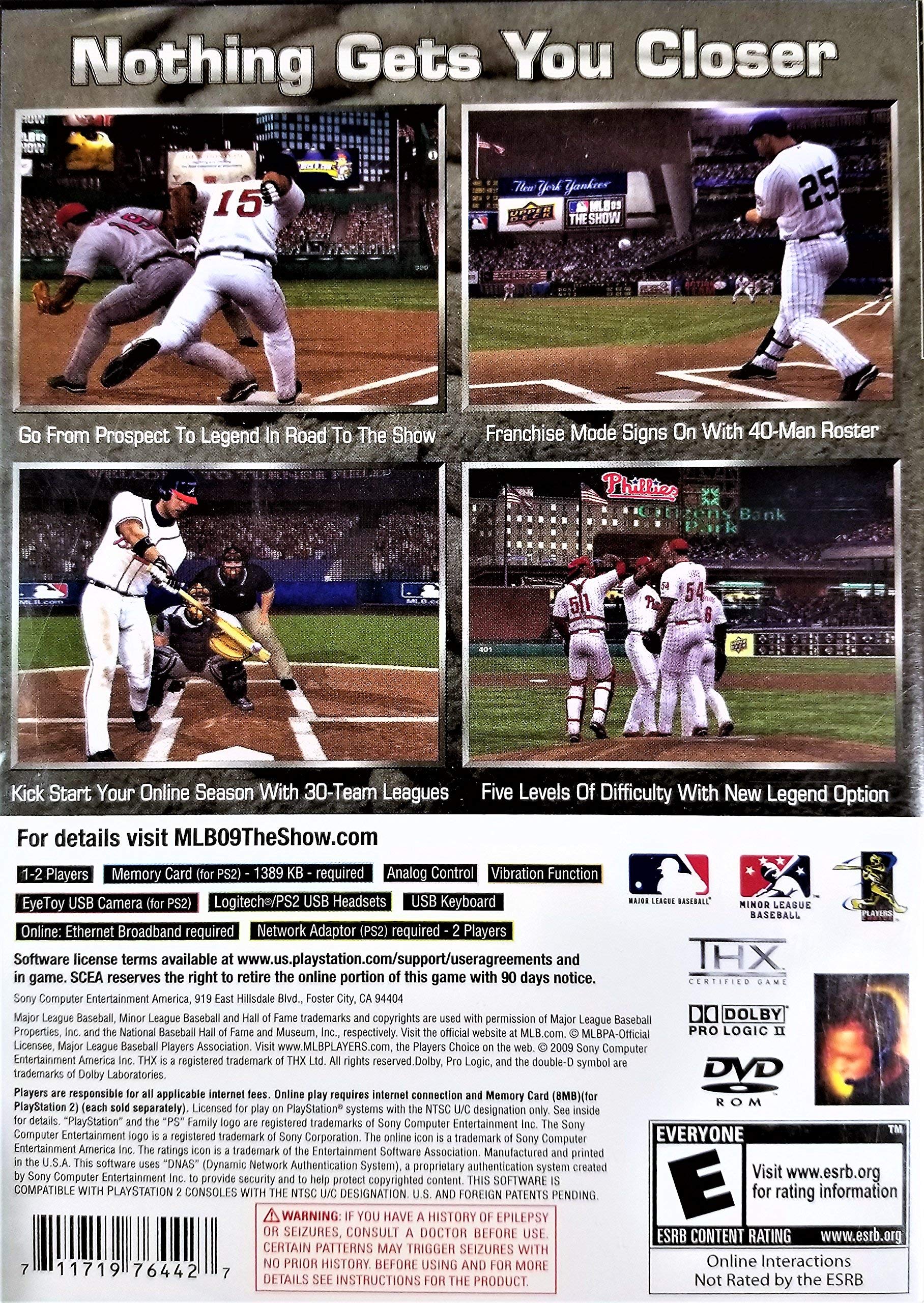 Foto 3 pulgar | Reacondicionado Videojuego Sony Playstation 2 Mlb 09 The Show (renovado) - Venta Internacional.
