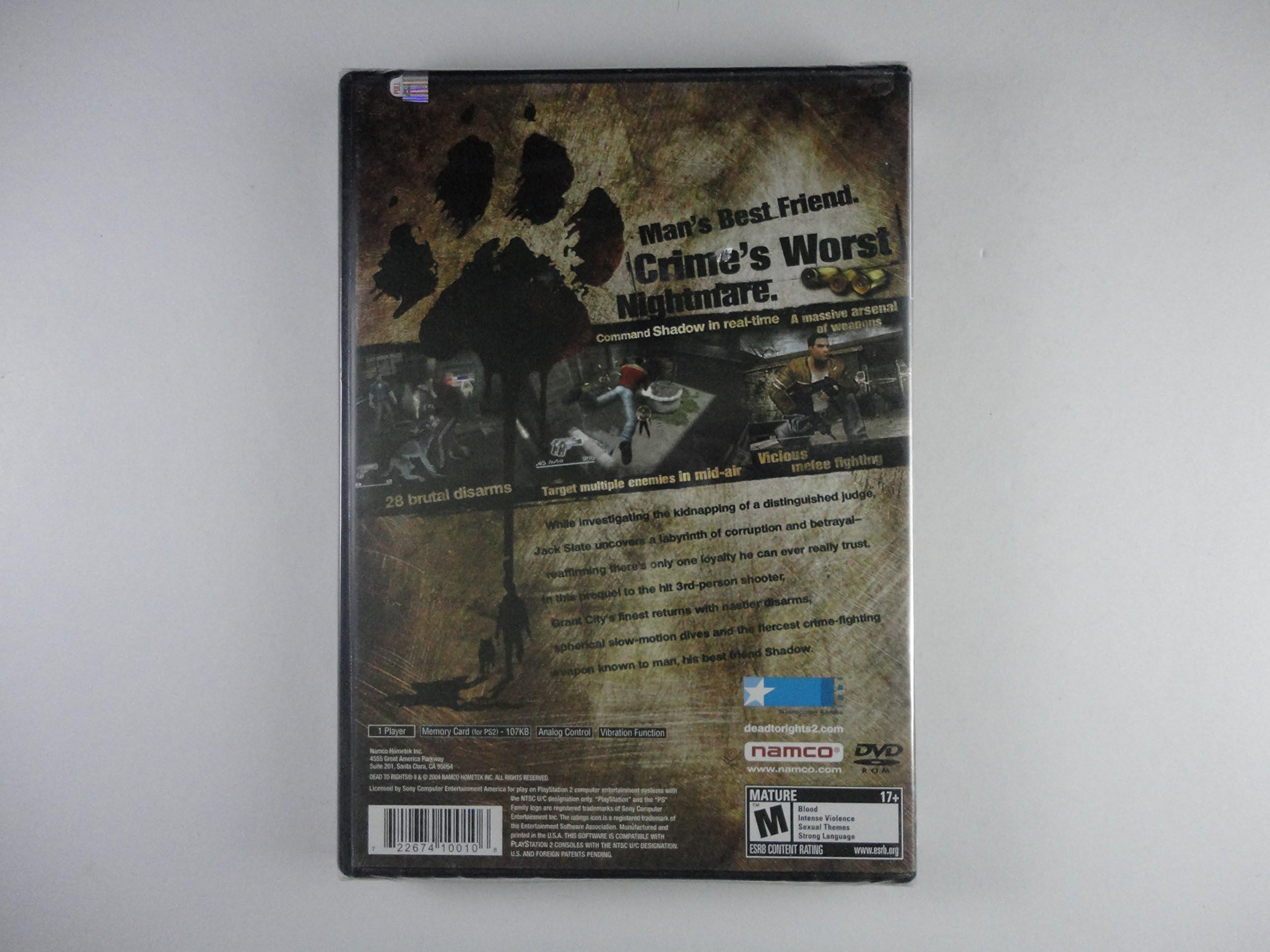 Foto 3 pulgar | Videojuego Bandai Namco Entertainment Dead To Rights Ps2 - Venta Internacional.