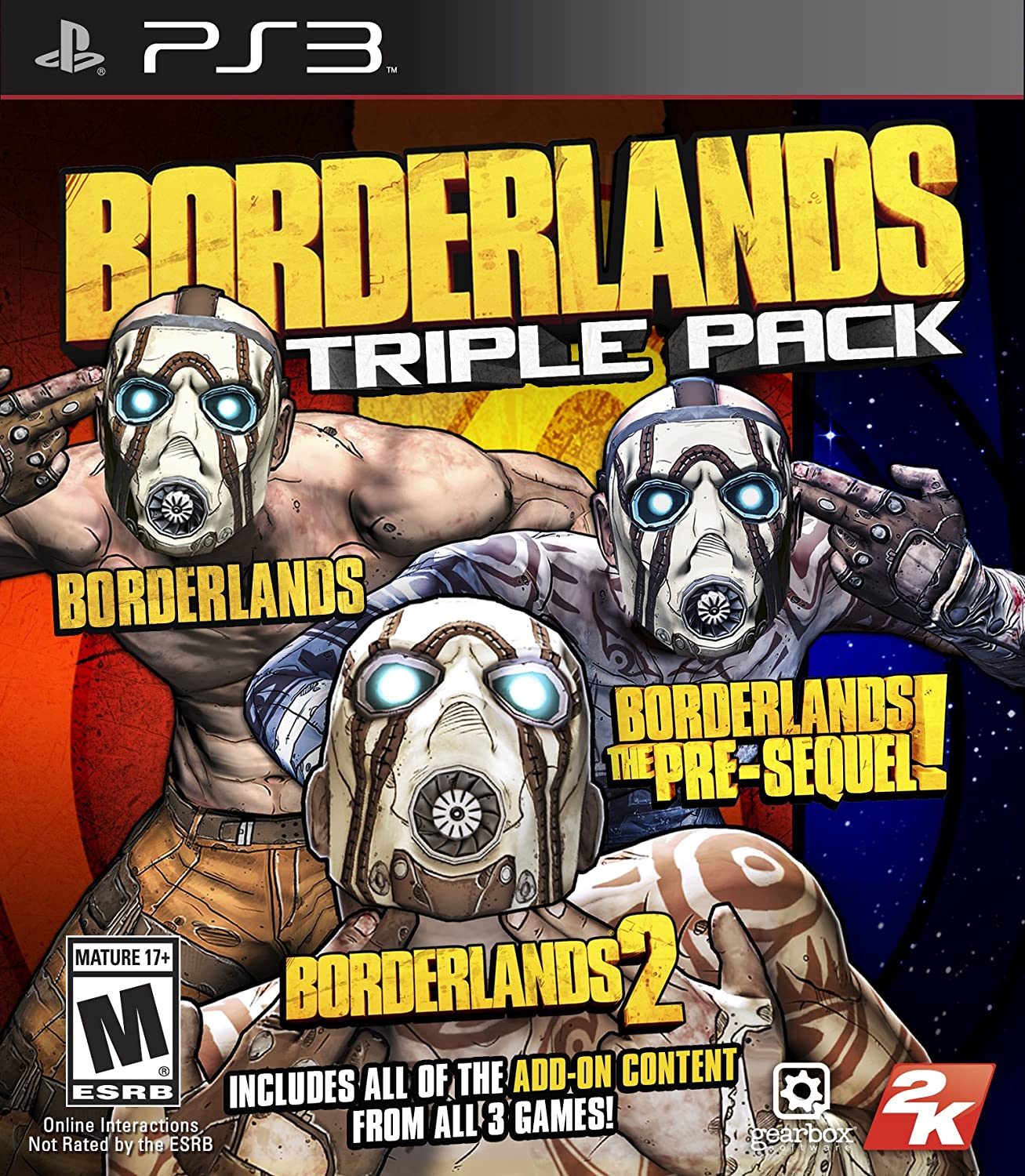 Borderlands Triple Pack.- ps3