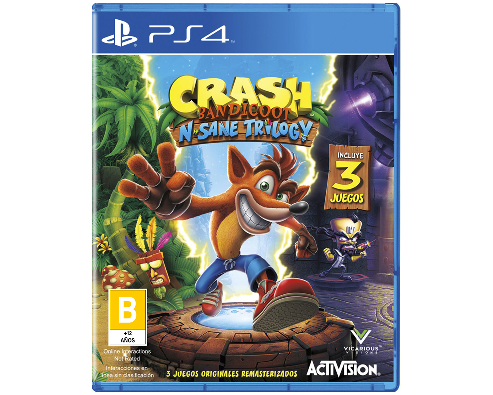 Foto 2 pulgar | Crash Bandicoot Nsane Trilogy para PlayStation 4