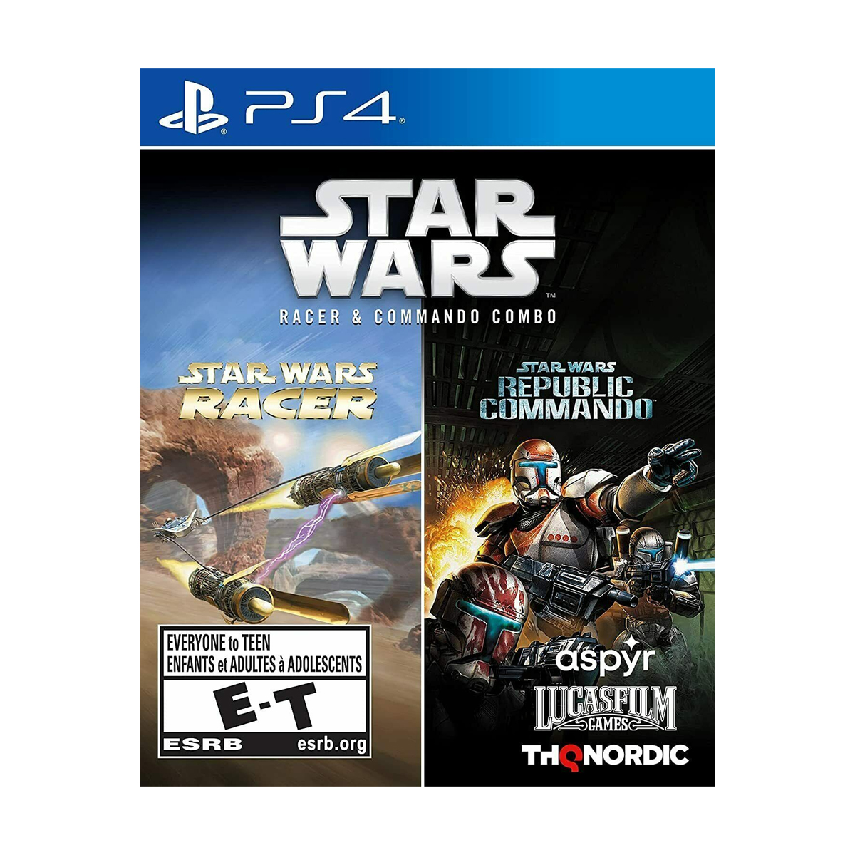 Juego Star Wars Racer y Republic Commando PS4 Edición Estándar