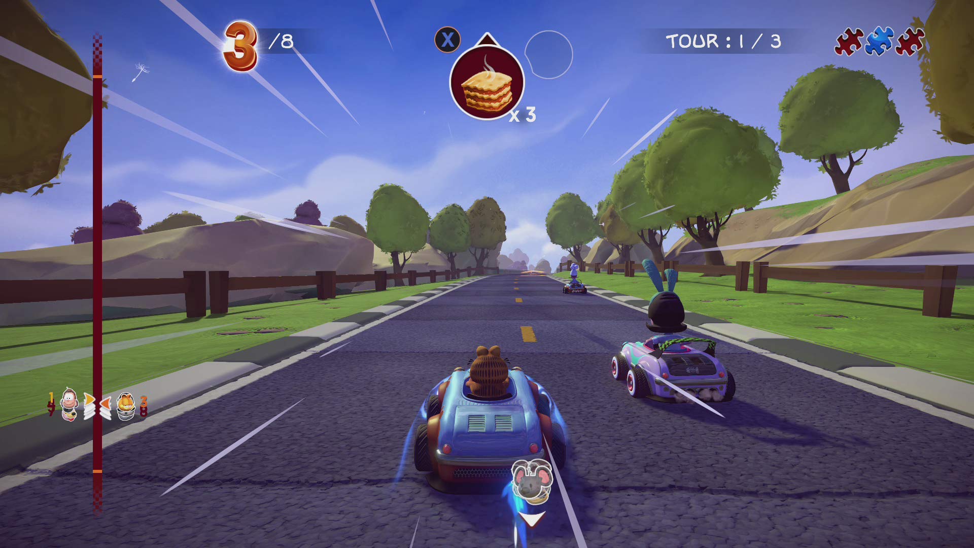 Foto 3 pulgar | Videojuego Maximum Games Garfield Kart: Furious Racing Nsw - Venta Internacional.