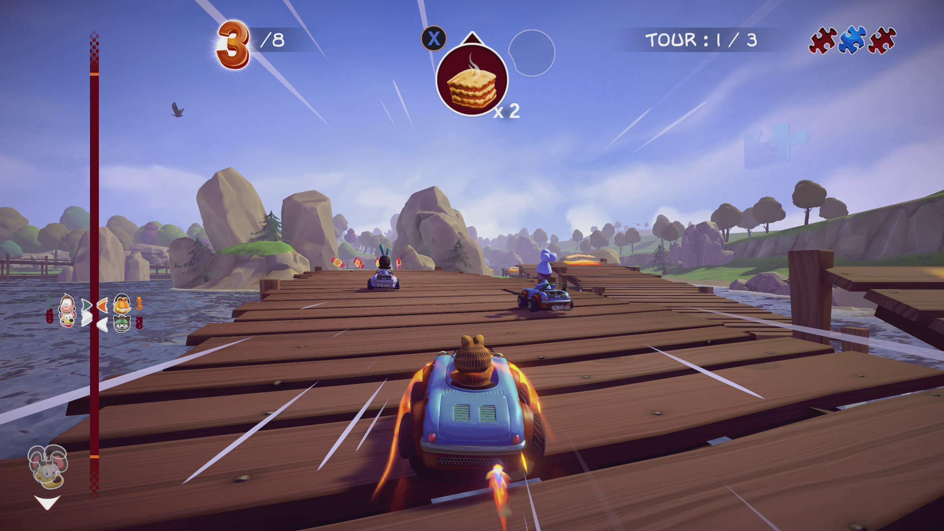 Foto 4 pulgar | Videojuego Maximum Games Garfield Kart: Furious Racing Nsw - Venta Internacional.