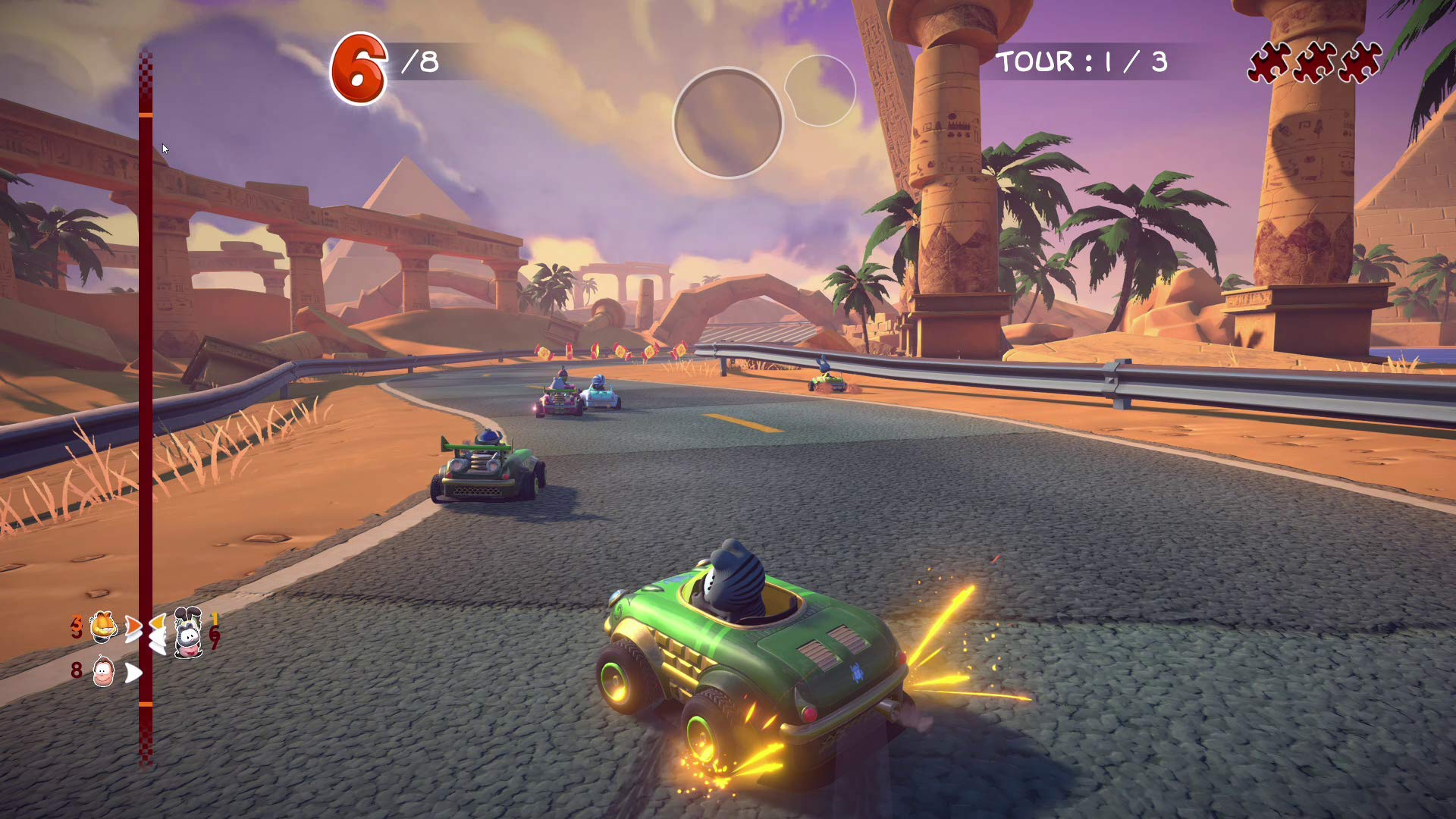 Foto 8 pulgar | Videojuego Maximum Games Garfield Kart: Furious Racing Nsw - Venta Internacional.