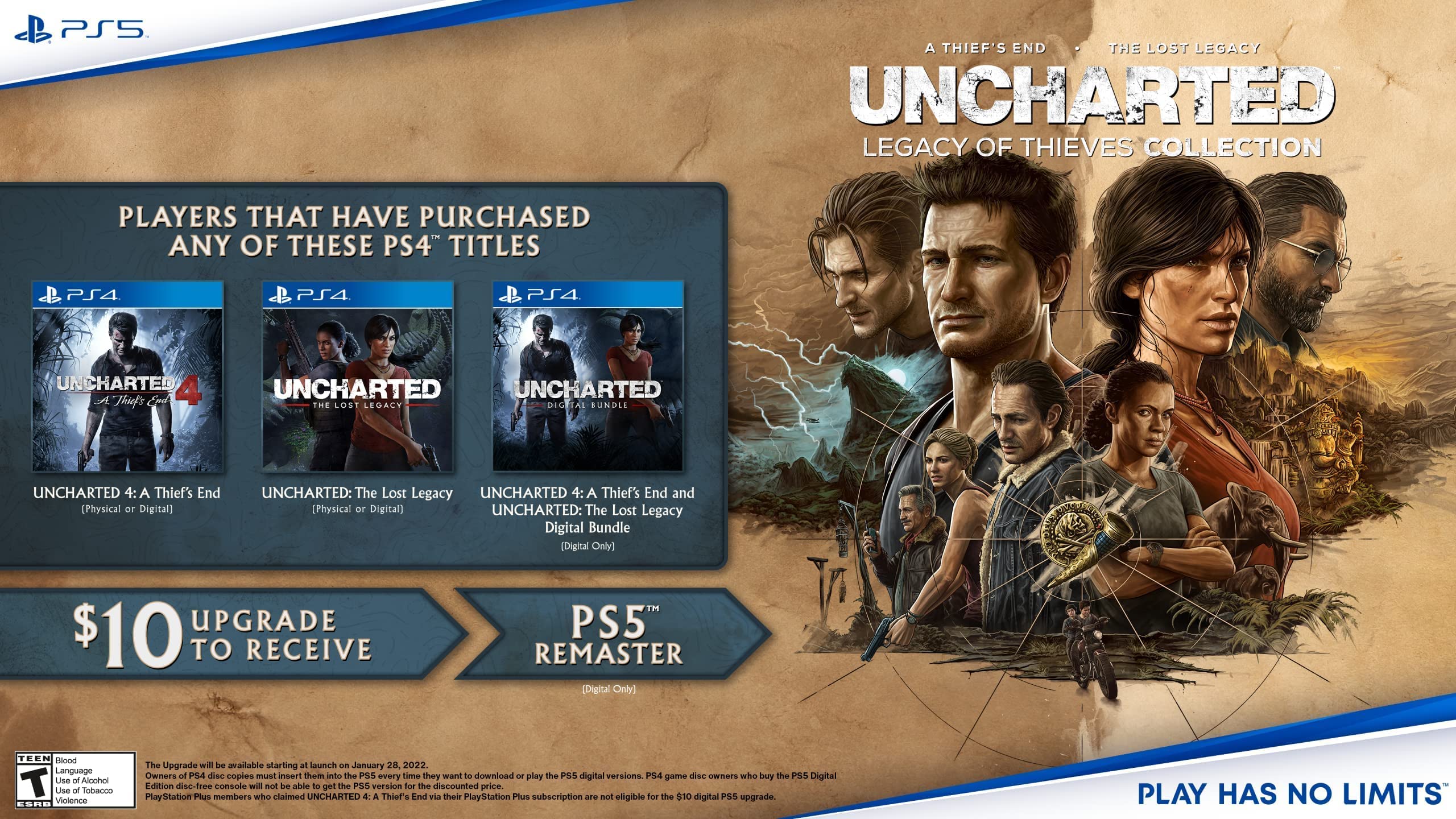 Foto 8 pulgar | Videojuego Playstation 5 Uncharted: Legacy Of Thieves - Venta Internacional.