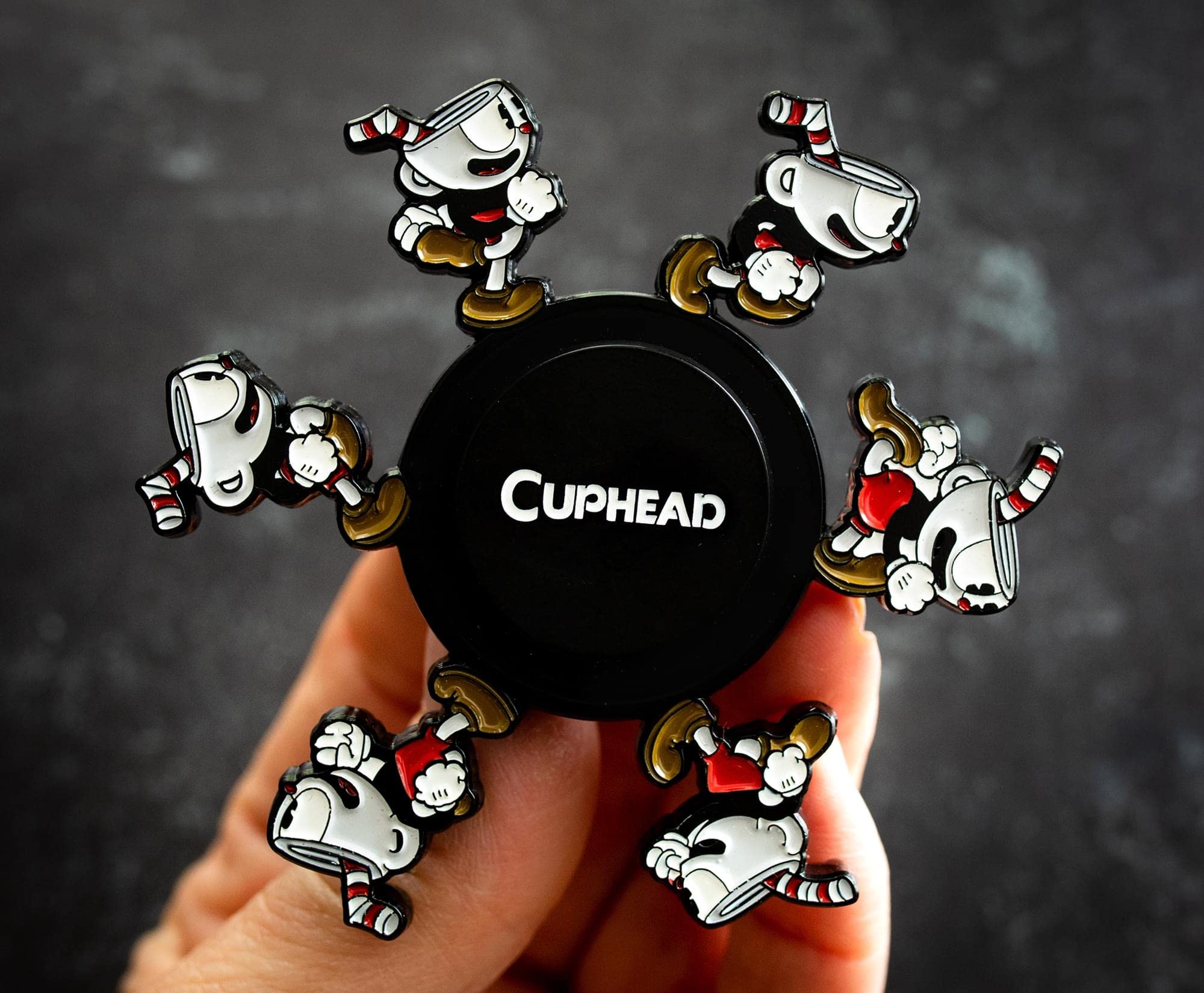 Foto 4 | Juguete Fidget Spinner Toynk Cuphead Para Correr, Alivio Del Estrés Sensorial - Venta Internacional.