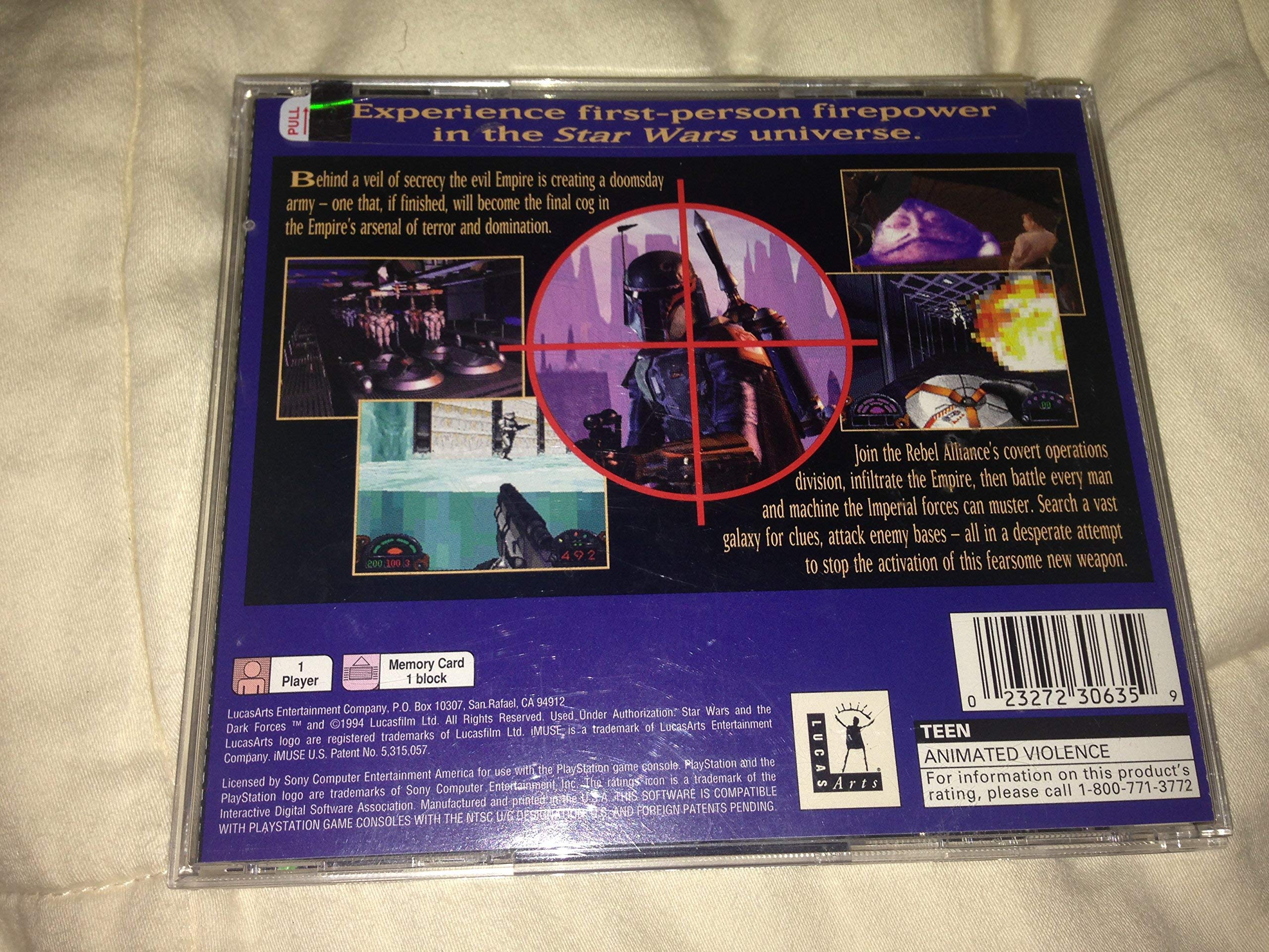 Foto 3 pulgar | Reacondicionado Videojuego Sony Star Wars Dark Forces Para Pc Y Mac - Venta Internacional.