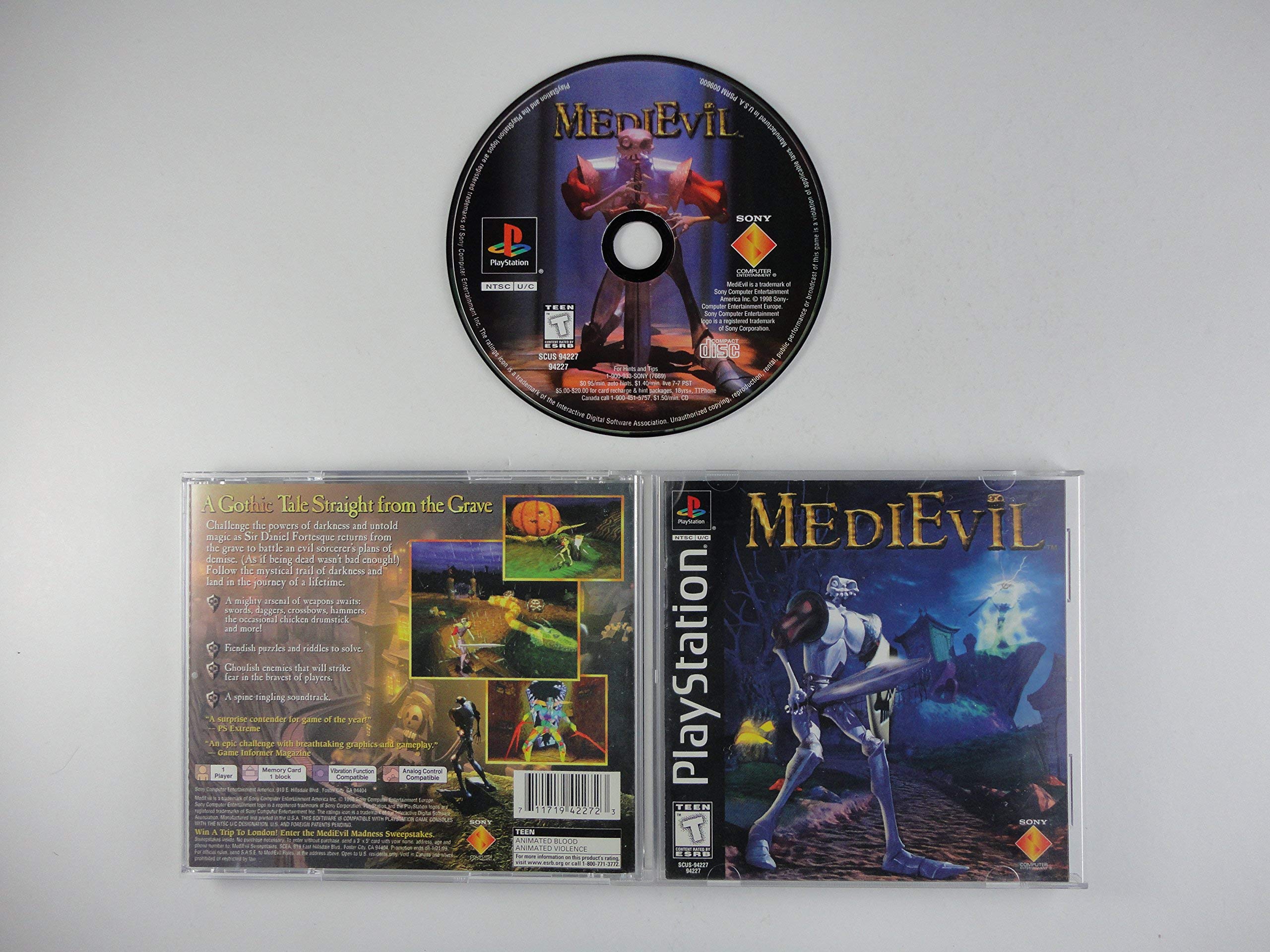 Foto 2 pulgar | Reacondicionado Videojuego Sony Medievil (renovado) Para Playstation - Venta Internacional.