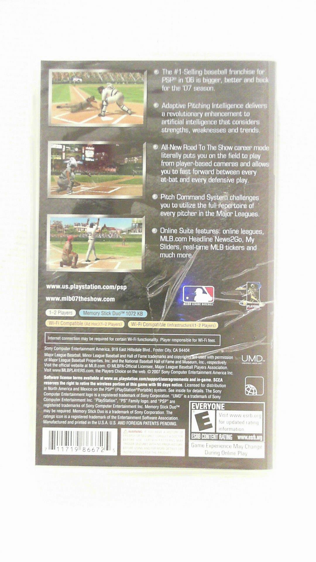 Foto 3 pulgar | Videojuego Sony Playstation Portable Mlb 07: The Show - Venta Internacional.