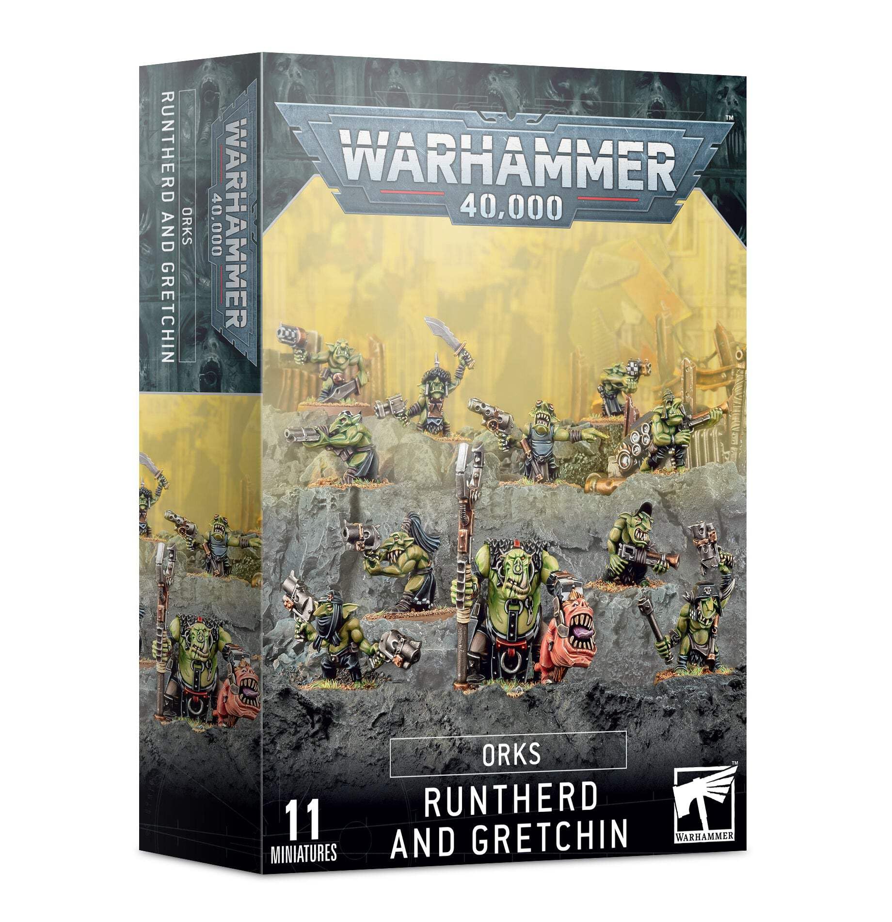 Set De Miniaturas | Games Workshop Warhammer 40000 Orks Runtherd - Venta Internacional.