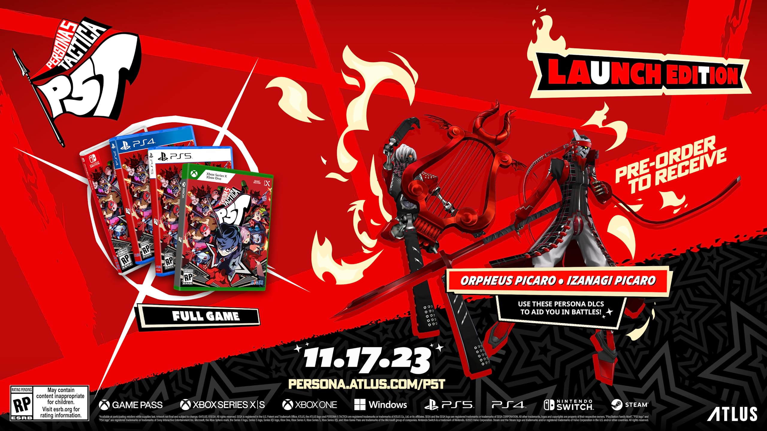 Foto 3 pulgar | Videojuego Sega Persona 5 Tactica Para Playstation 5 - Venta Internacional.