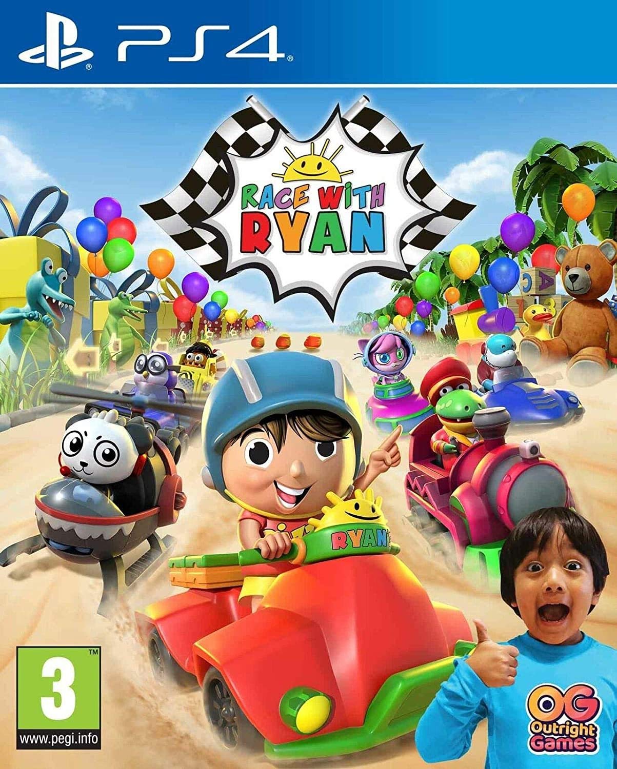 Foto 1 | Videojuego Bandai Namco Entertainment Race Con Ryan Ps4 - Venta Internacional.