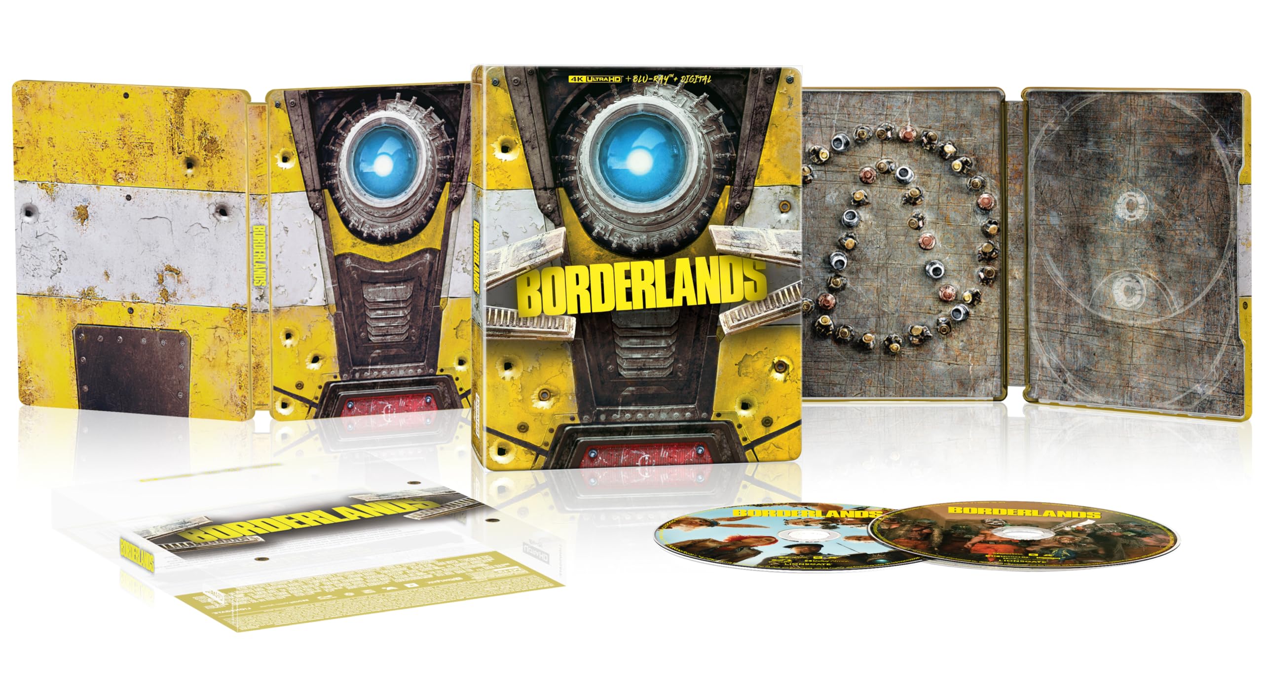 Foto 2 pulgar | Película Borderlands 4k Uhd + Blu-ray + Amazon Steelbook Digital - Venta Internacional.