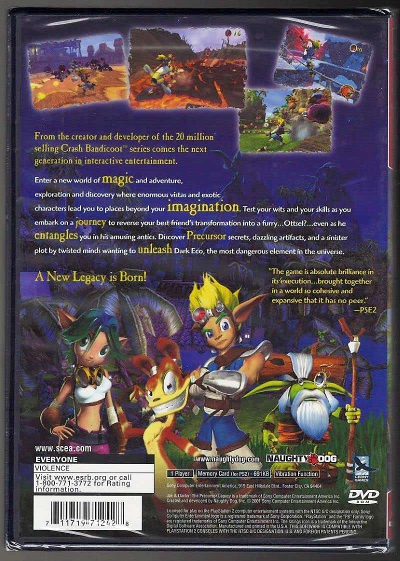 Foto 3 pulgar | Videojuego Playstation Jak And Daxter: The Precursor Legacy - Venta Internacional.