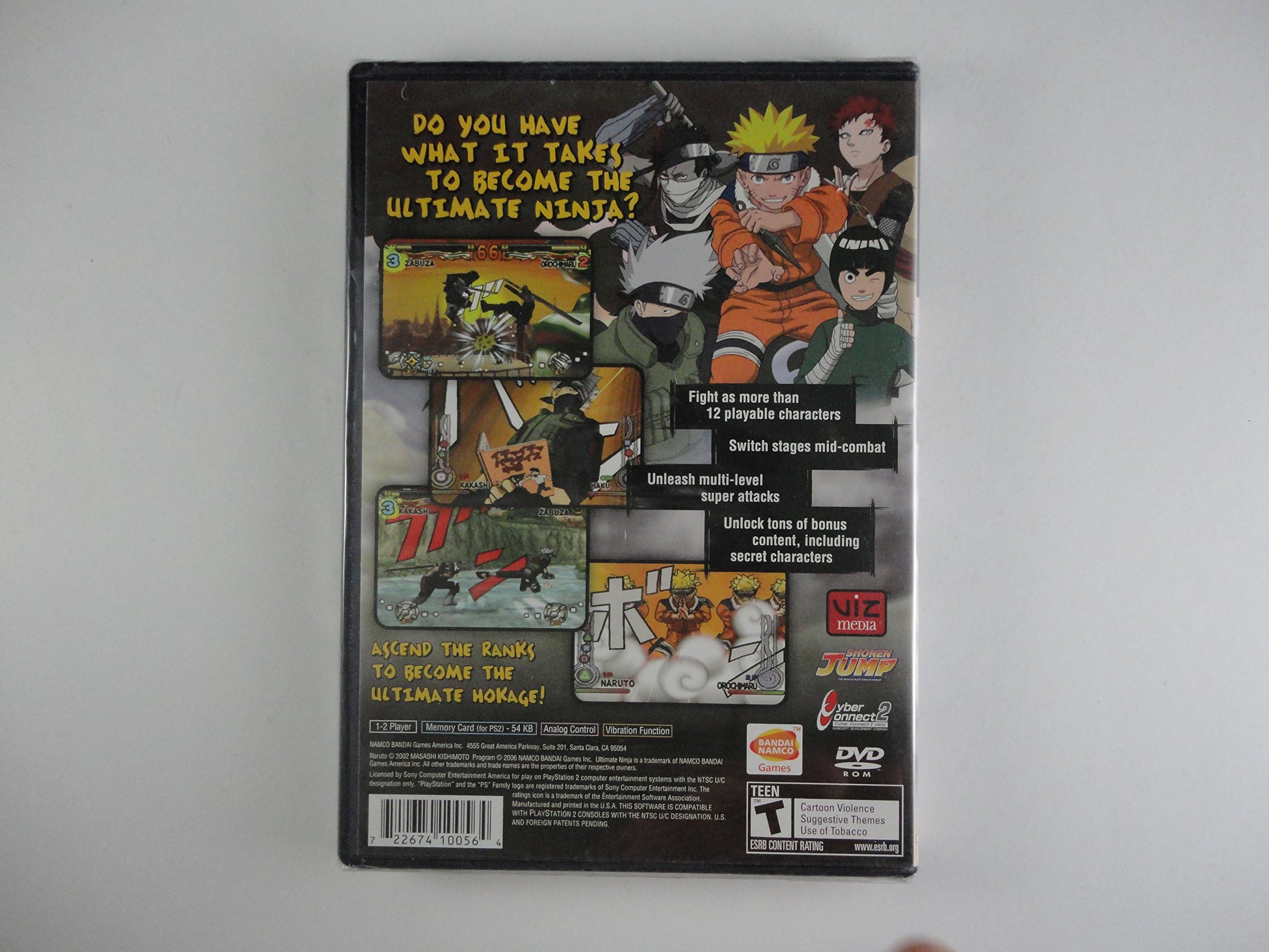 Foto 3 pulgar | Videojuego Bandai Namco Naruto: Ultimate Ninja - Ps2 - Venta Internacional.