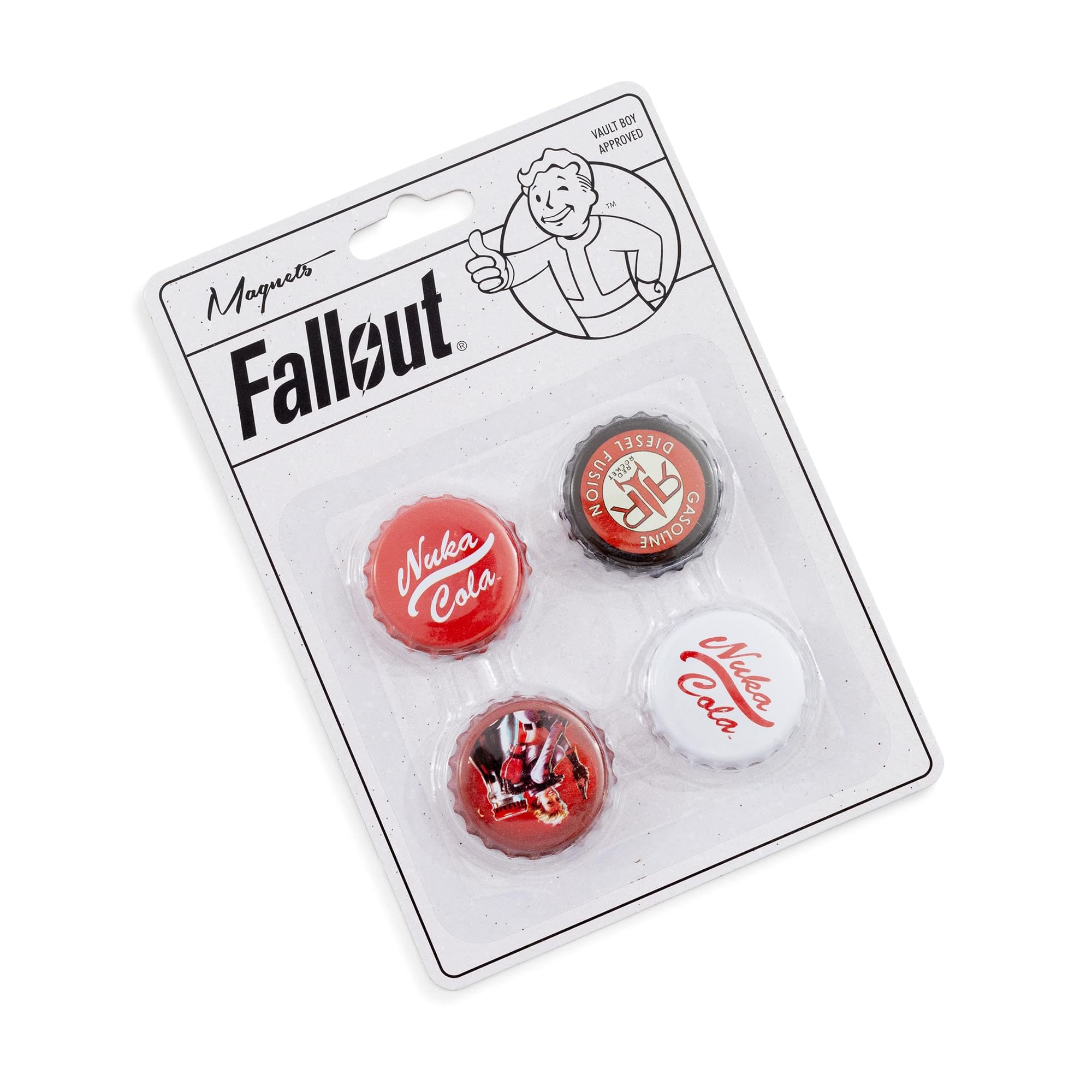 Foto 3 pulgar | Set Magnético De Tapones Para Botella De Nuka-cola Just Funky Fallout  4 Unidades - Venta Internacional.