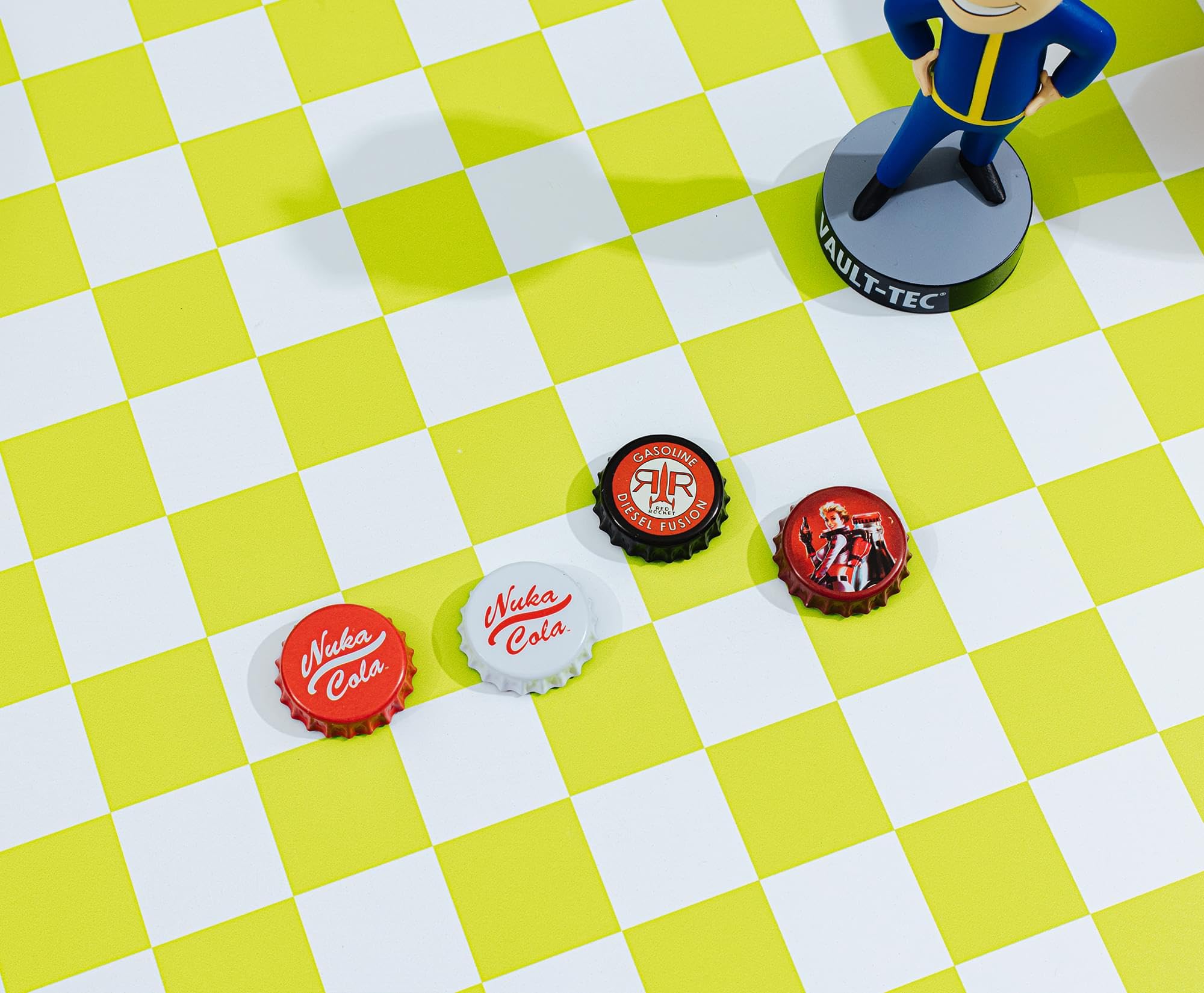 Foto 5 pulgar | Set Magnético De Tapones Para Botella De Nuka-cola Just Funky Fallout  4 Unidades - Venta Internacional.