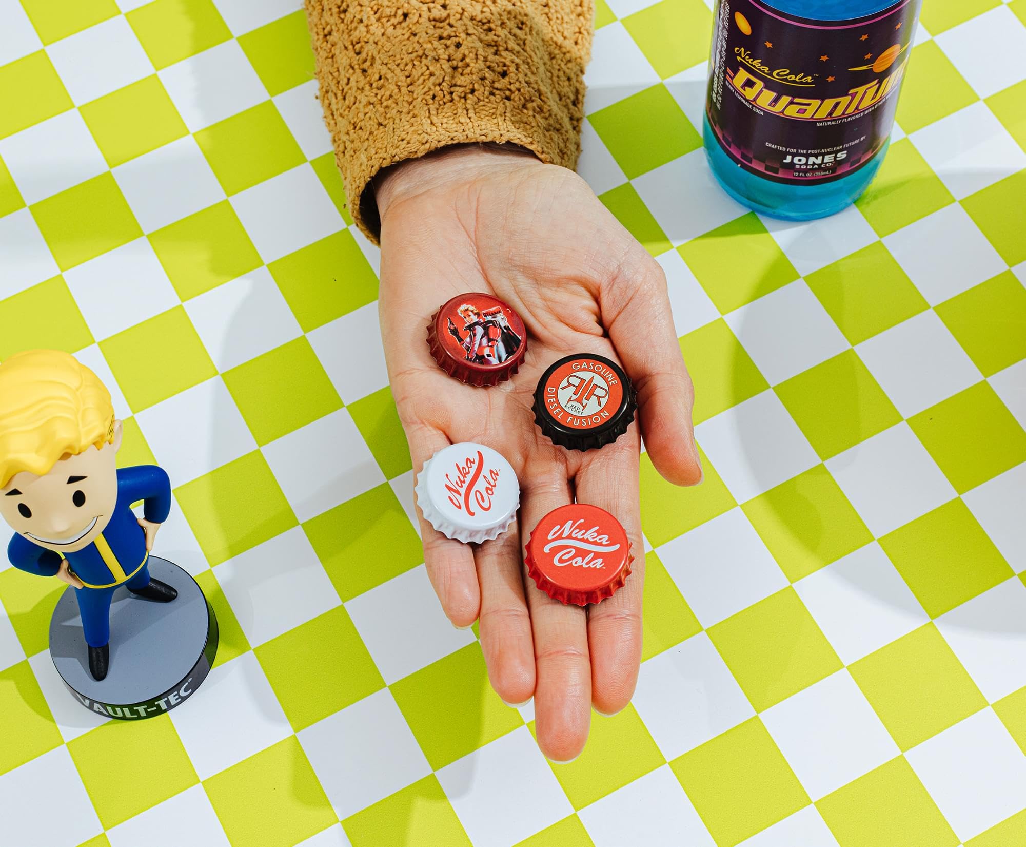 Foto 6 pulgar | Set Magnético De Tapones Para Botella De Nuka-cola Just Funky Fallout  4 Unidades - Venta Internacional.