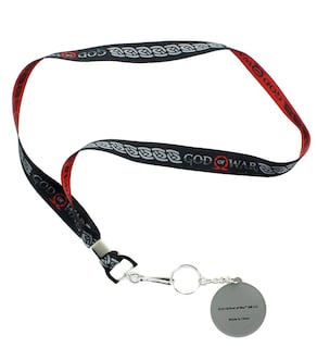 Foto 2 | Cordón Just Funky Con El Logotipo De God Of War 2018 Con Etiqueta De Identificación Y Amuleto - Venta Internacional.