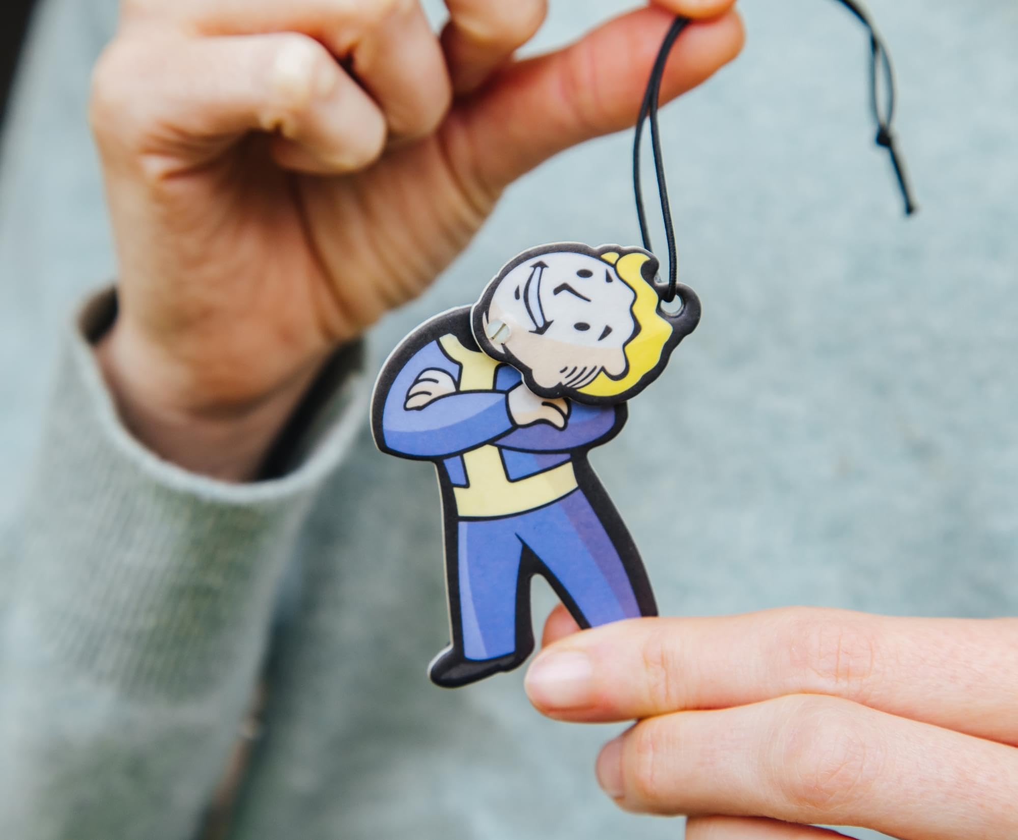 Foto 5 pulgar | Ambientador Just Funky Fallout Vault Boy Wiggler Vanilla - Venta Internacional.