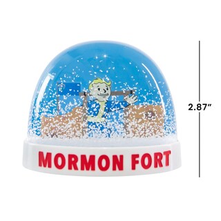 Foto 5 | Snow Globe Gaming Dirige Fallout New Vegas Mormon Fort De 7 3 Cm - Venta Internacional.