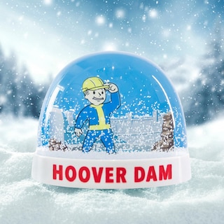 Foto 4 | Snow Globe Gaming Heads Fallout New Vegas Hoover Dam 7 3 Cm - Venta Internacional.