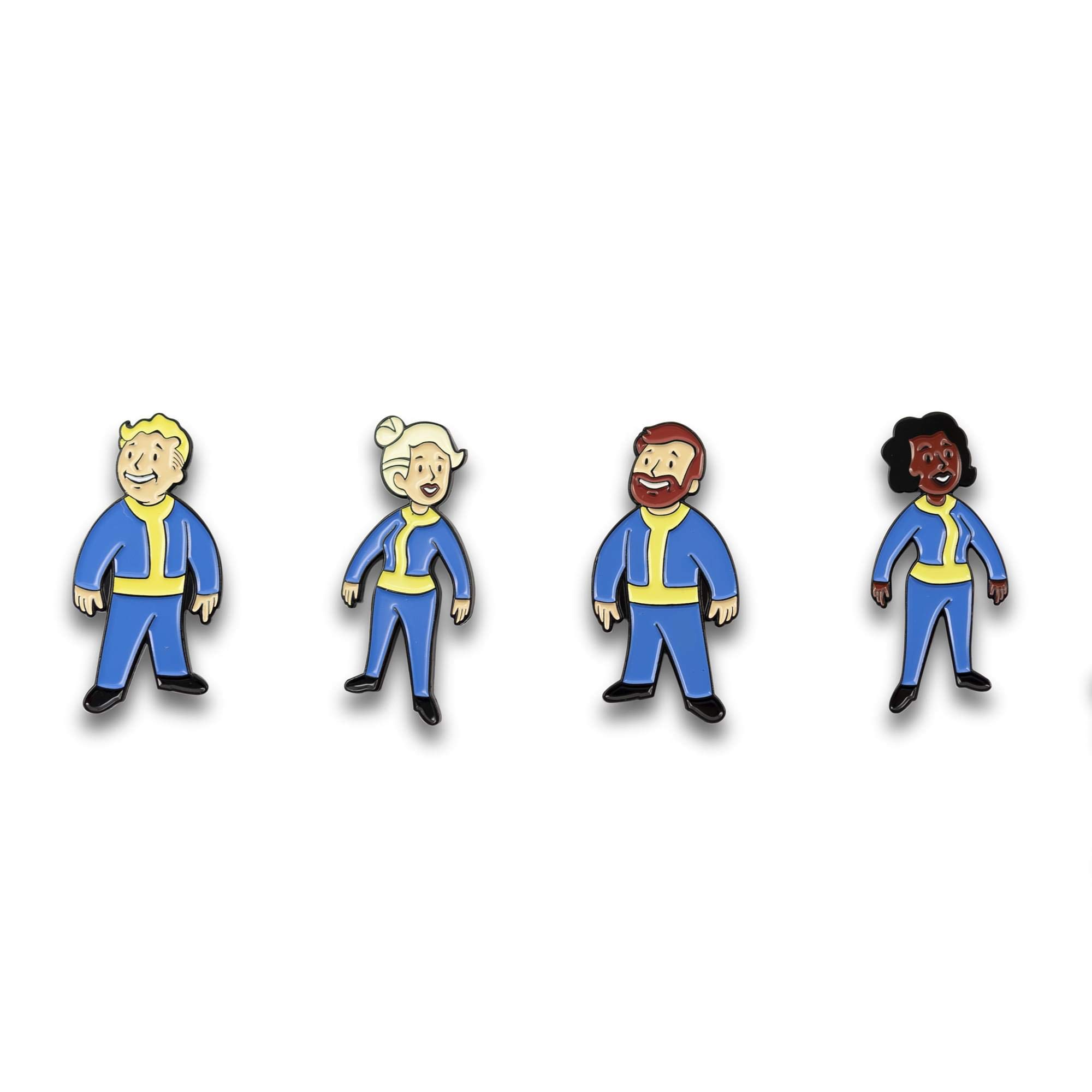 Foto 1 | Juego De Alfileres De Metal Esmaltado Para Coleccionistas Fallout Vault Dweller 2019 - Venta Internacional.