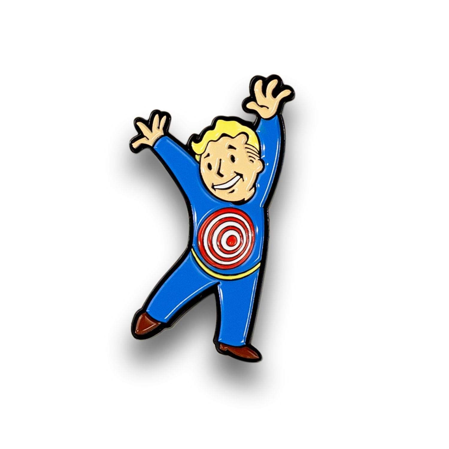 Foto 4 pulgar | Alfiler Esmaltado Just Funky Fallout Vault Boy Moving Target - Venta Internacional.