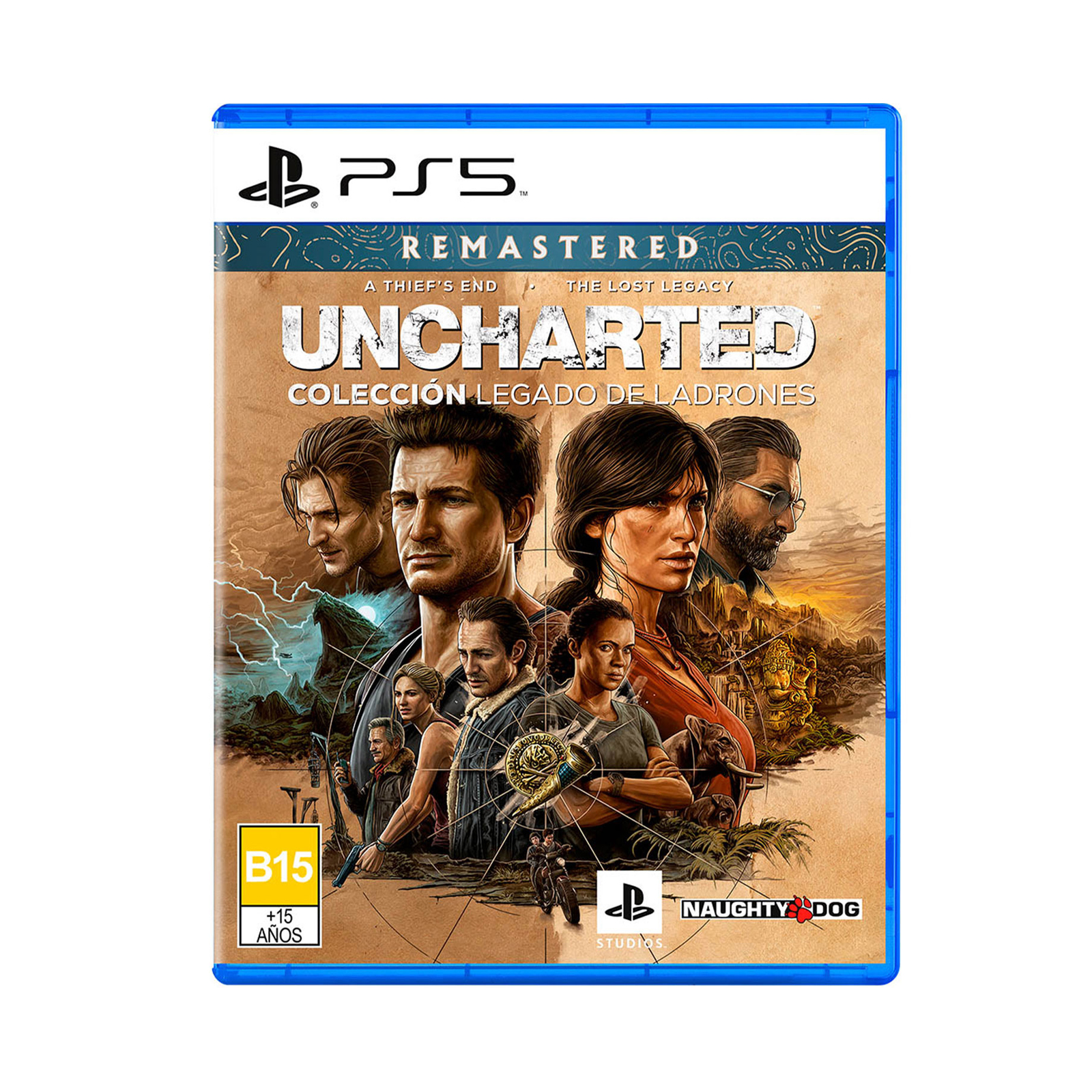 Uncharted Colección Legado de Ladrones Remastered para Playstation 5