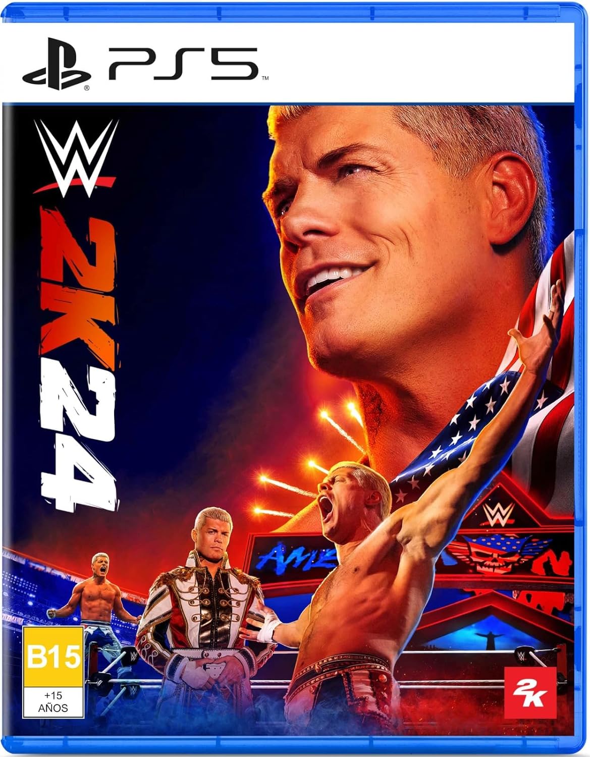 Foto 2 pulgar | Juego de Playstation 5 WWE 2K24 con 40 años de WrestleMania