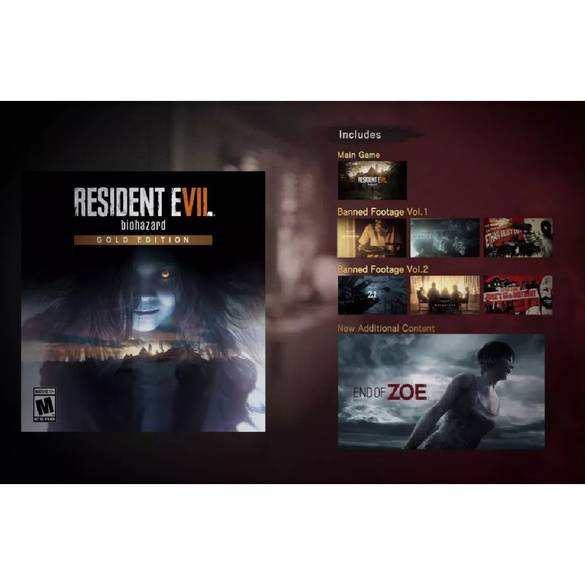 Foto 5 pulgar | Ps5 Juego Resident Evil 7 Biohazard Gold Edition