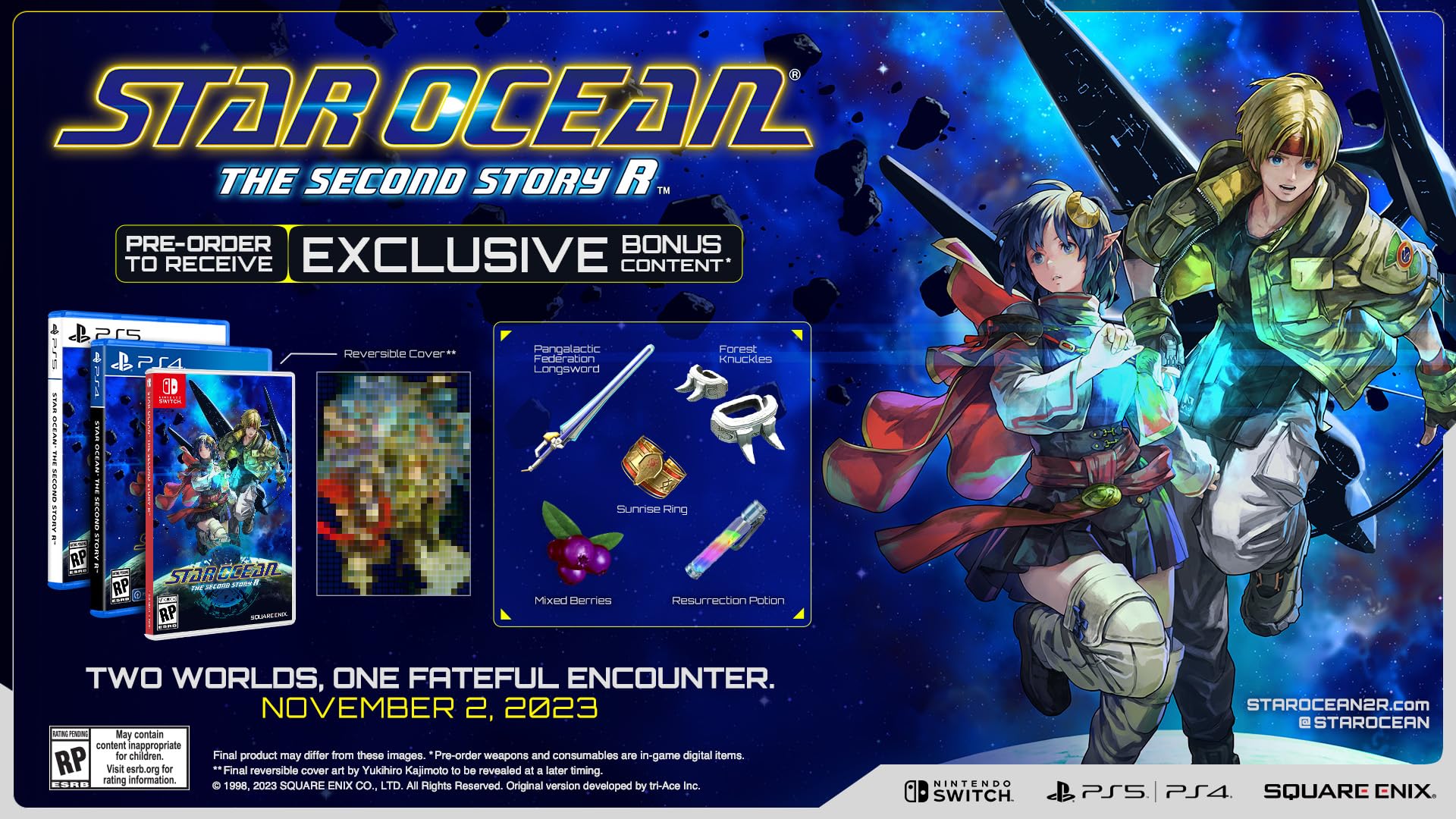 Foto 3 pulgar | Videojuego Square Enix Star Ocean: The Second Story R - Venta Internacional.