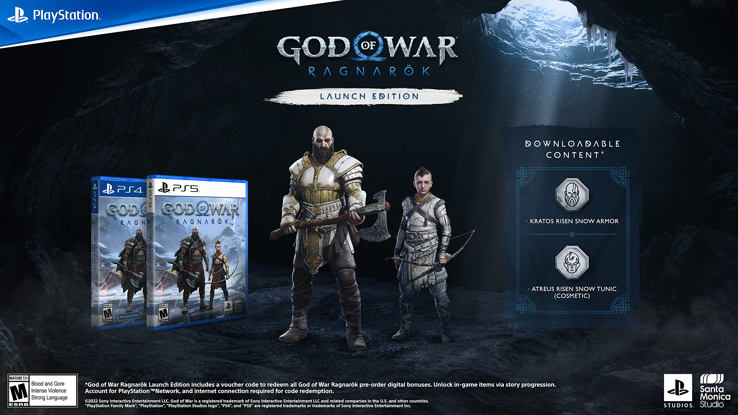 Foto 3 pulgar | Videojuego Playstation 5 God Of War Ragnarök Launch Ed. - Venta Internacional.