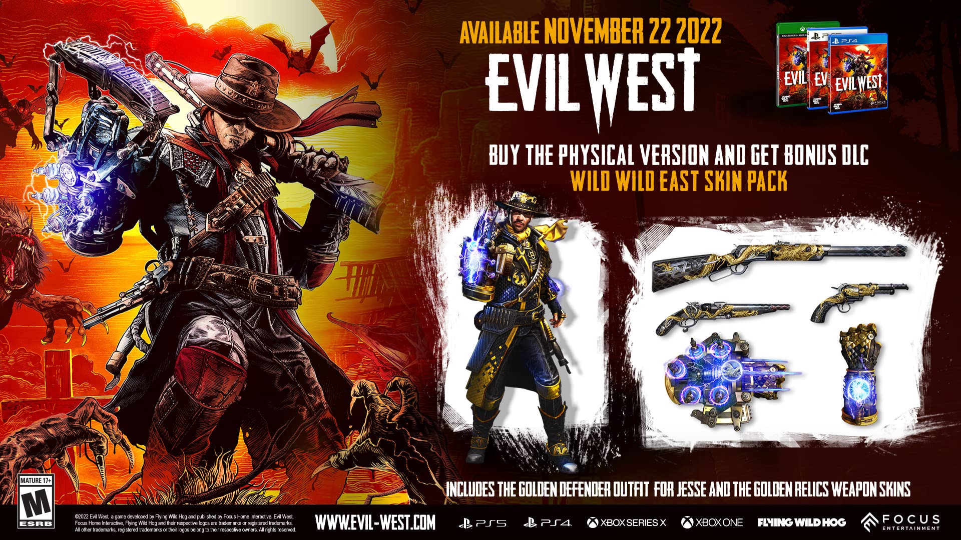 Foto 3 pulgar | Videojuego Focus Home Interactive Evil West Playstation 5 - Venta Internacional.
