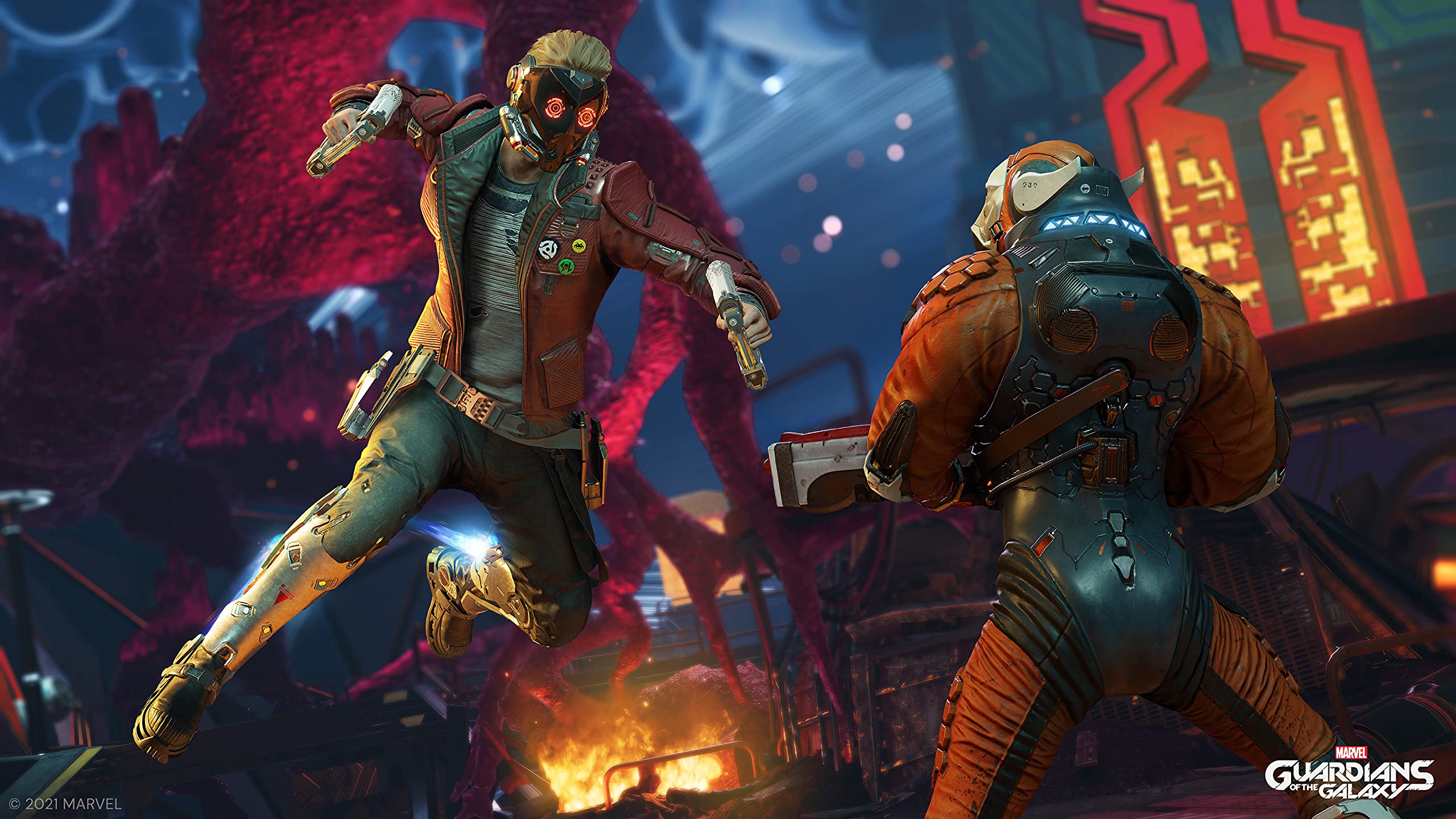 Foto 3 pulgar | Videojuego Square Enix Marvel's Guardians Of The Galaxy Ps5 - Venta Internacional.