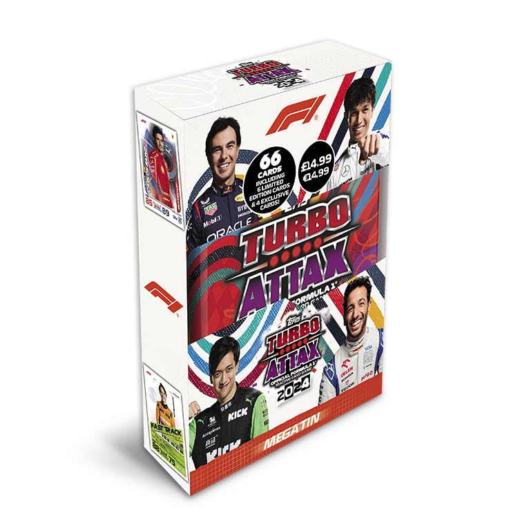 Foto 2 pulgar | Trading Cards Topps Turbo Attax Formula 1 2024 Con Mega Tin - Venta Internacional.