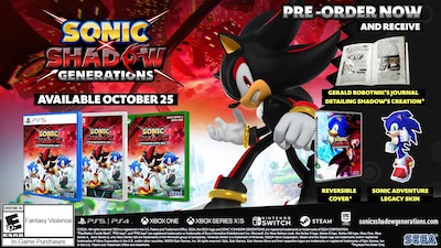 Foto 2 | Videojuego Sega Sonic X Shadow Generations Playstation 5 - Venta Internacional.