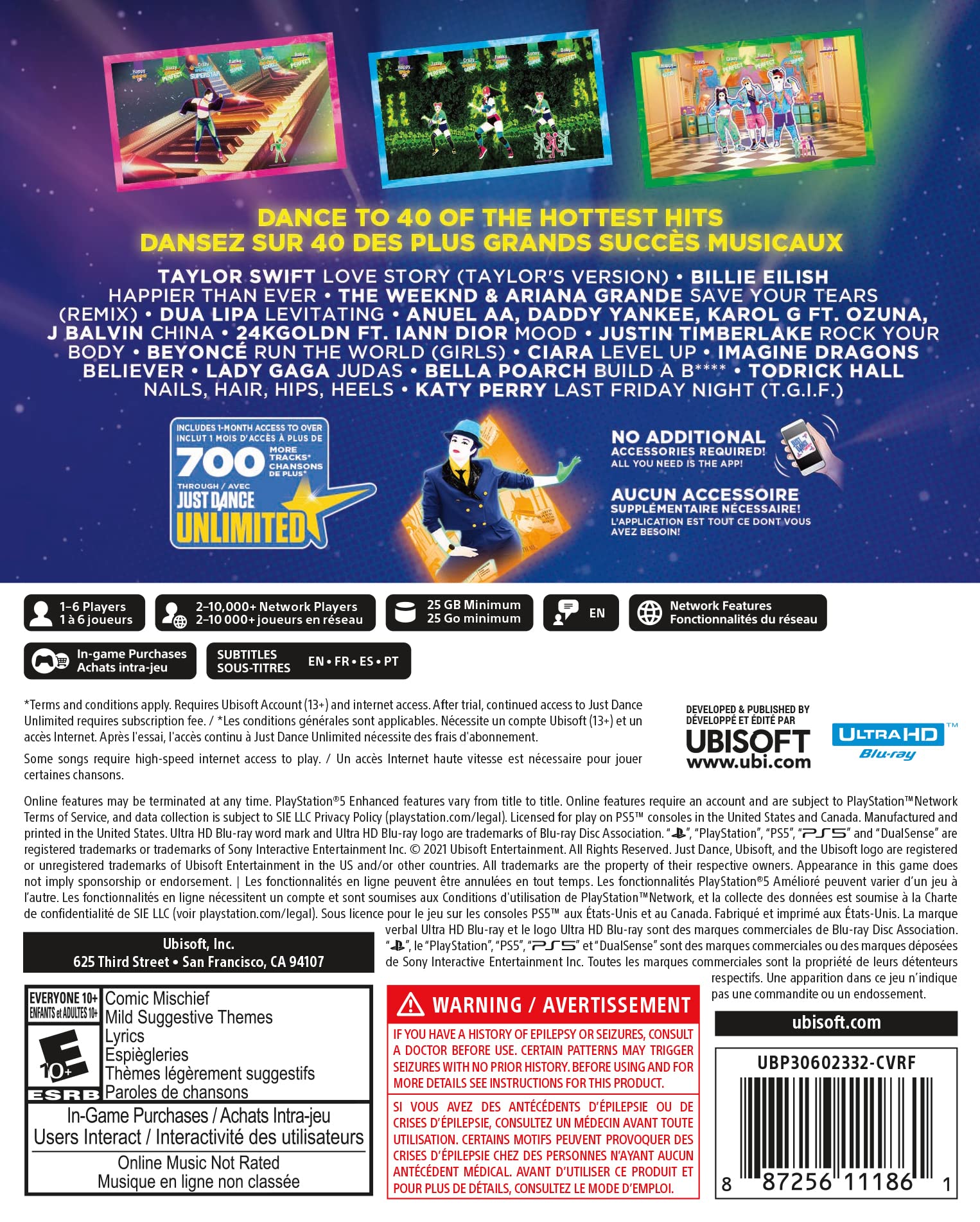Foto 3 pulgar | Videojuego Ubisoft Just Dance 2022 Para Playstation 5 - Venta Internacional.