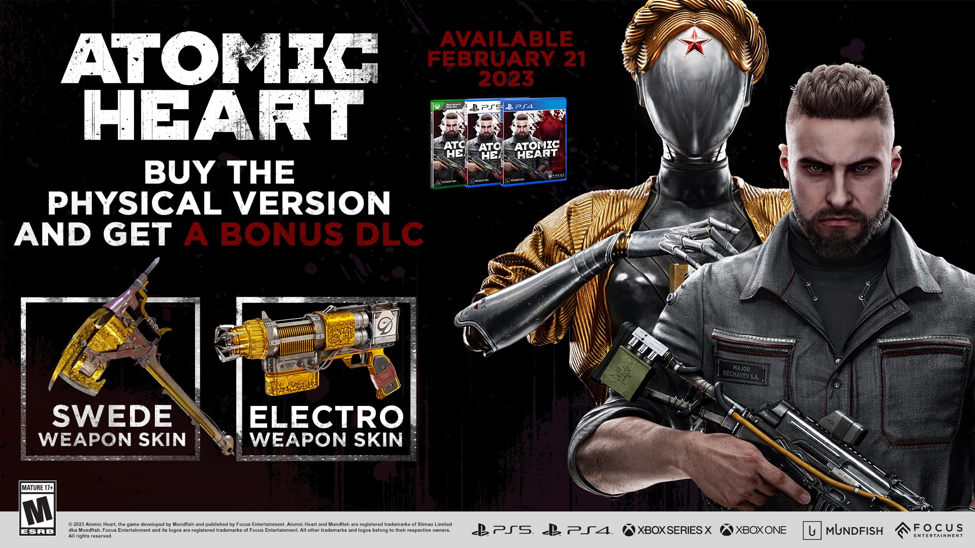 Foto 3 pulgar | Videojuego Atomic Heart Xsx | Xb1 Con Dlc Adicional - Venta Internacional.