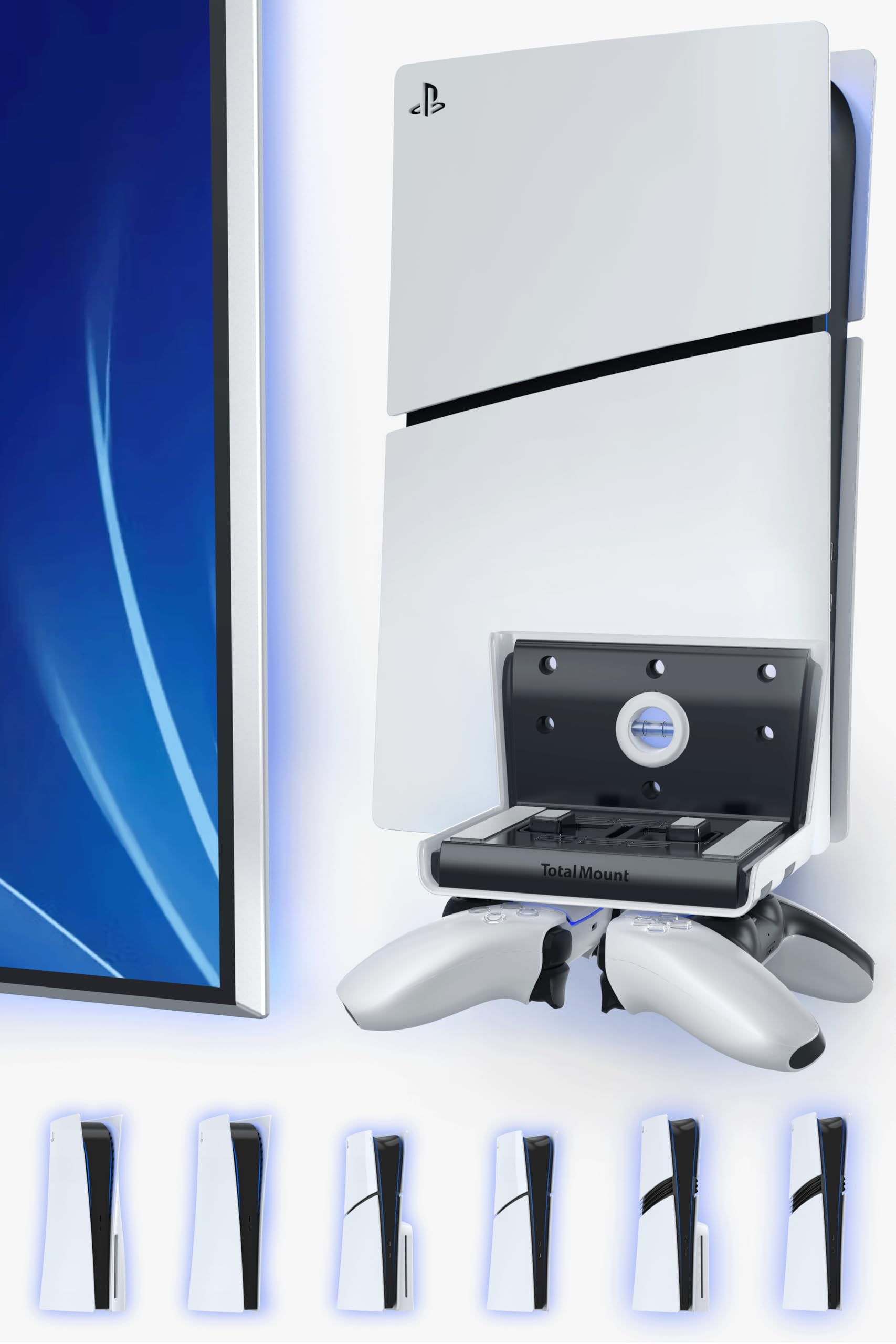 Foto 1 | Soporte De Pared Para Ps5 Totalmount Con Capacidad Para 2 Controladores - Venta Internacional.