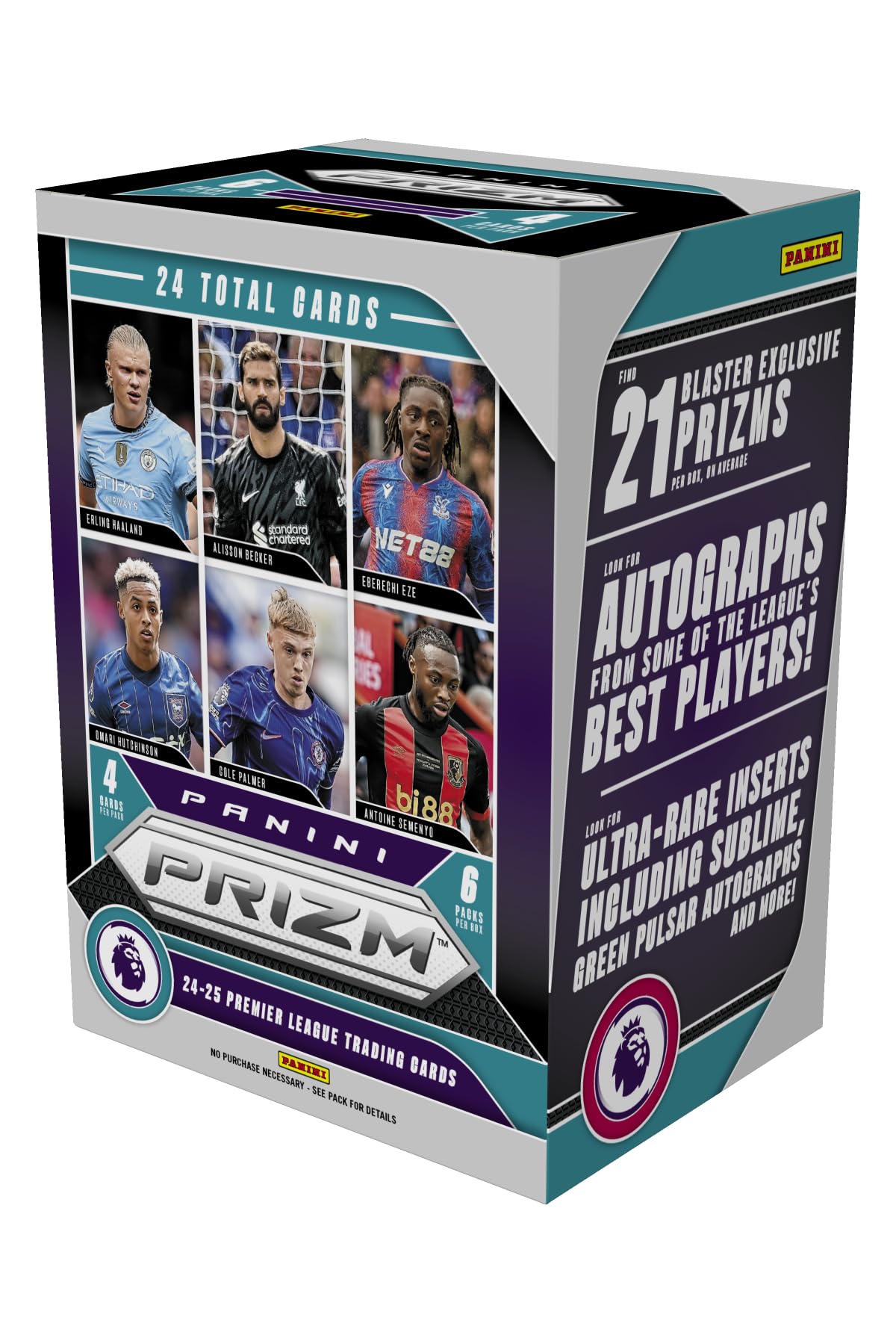 Foto 2 pulgar | Tarjetas De Fútbol Blaster Box Panini Prizm Premier League 2024-25 - Venta Internacional.
