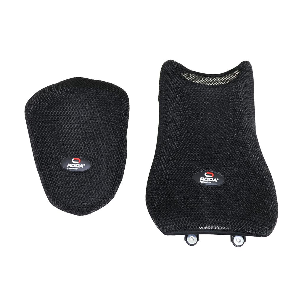 Foto 3 pulgar | Cubre Asiento Dos Plazas Negro Ch/m Bajaj Pulsar Ns 200 (12-22) / Italika 250 Z (14-23)