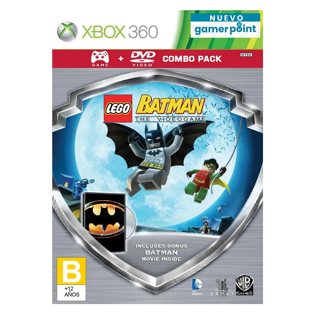 Videojuego Lego Batman con Paquete de Película para Xbox 360