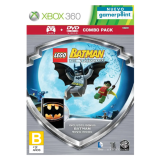 Foto 1 | Videojuego Lego Batman con Paquete de Película para Xbox 360