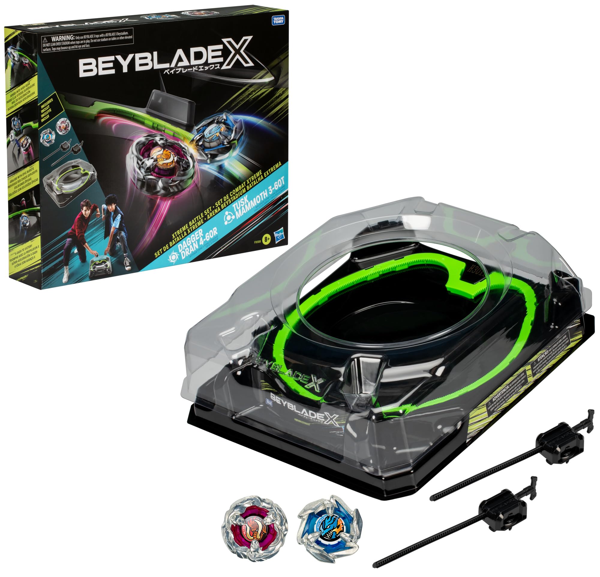 Foto 2 pulgar | Set De Batalla Beyblade X Xtreme Con Beystadium Arena De Más De 8 Años - Venta Internacional.