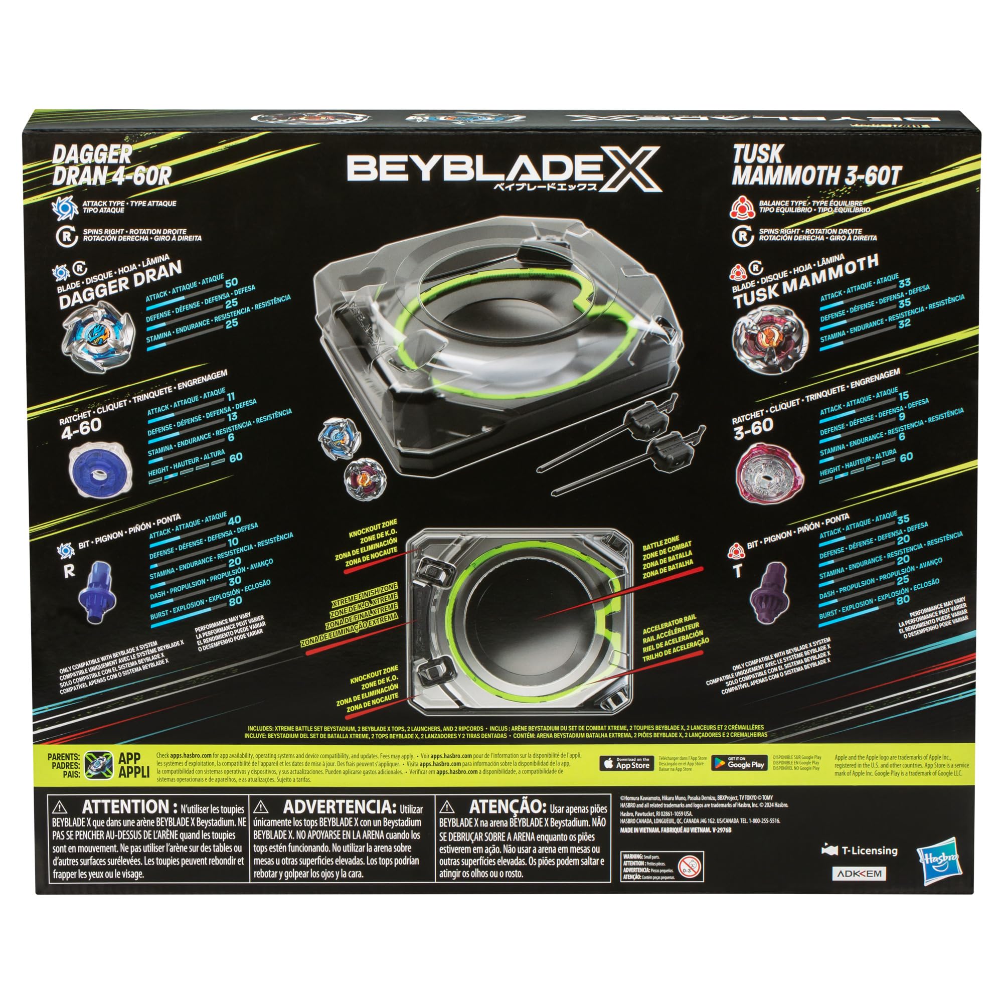 Foto 2 | Set De Batalla Beyblade X Xtreme Con Beystadium Arena De Más De 8 Años - Venta Internacional.
